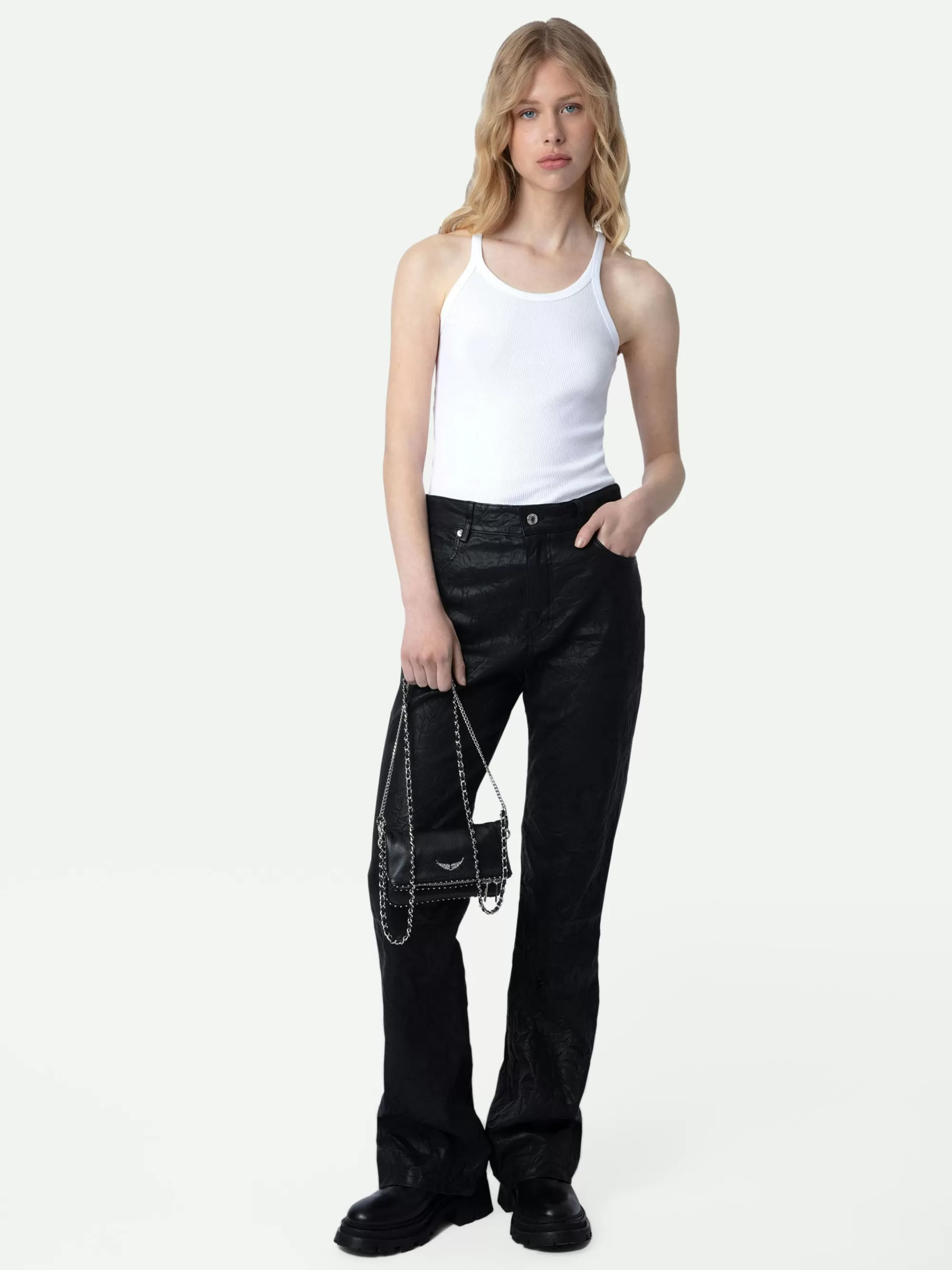 T-Shirts | Shop New In | Zadig&Voltaire Alba Tank Top White