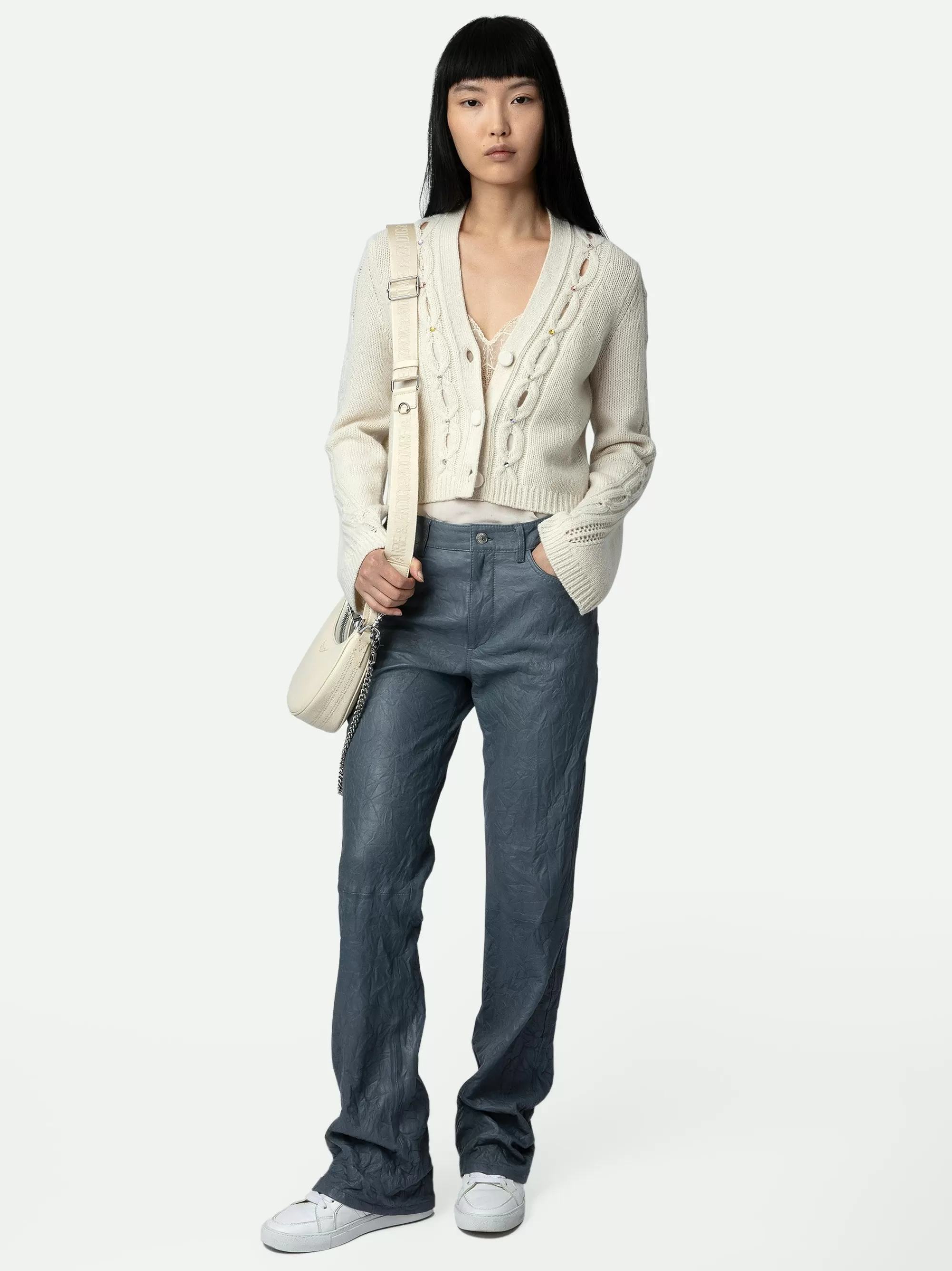 Sweaters & Cardigans | Embellishment | Zadig&Voltaire Barley Cardigan Ecru