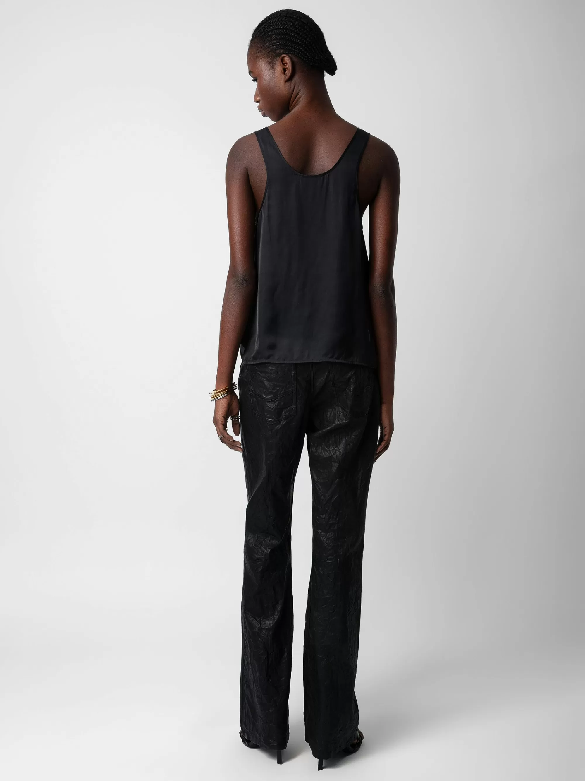 Tops & Shirts | Spring/Summer 2024 | Zadig&Voltaire Carys Satin Top Black