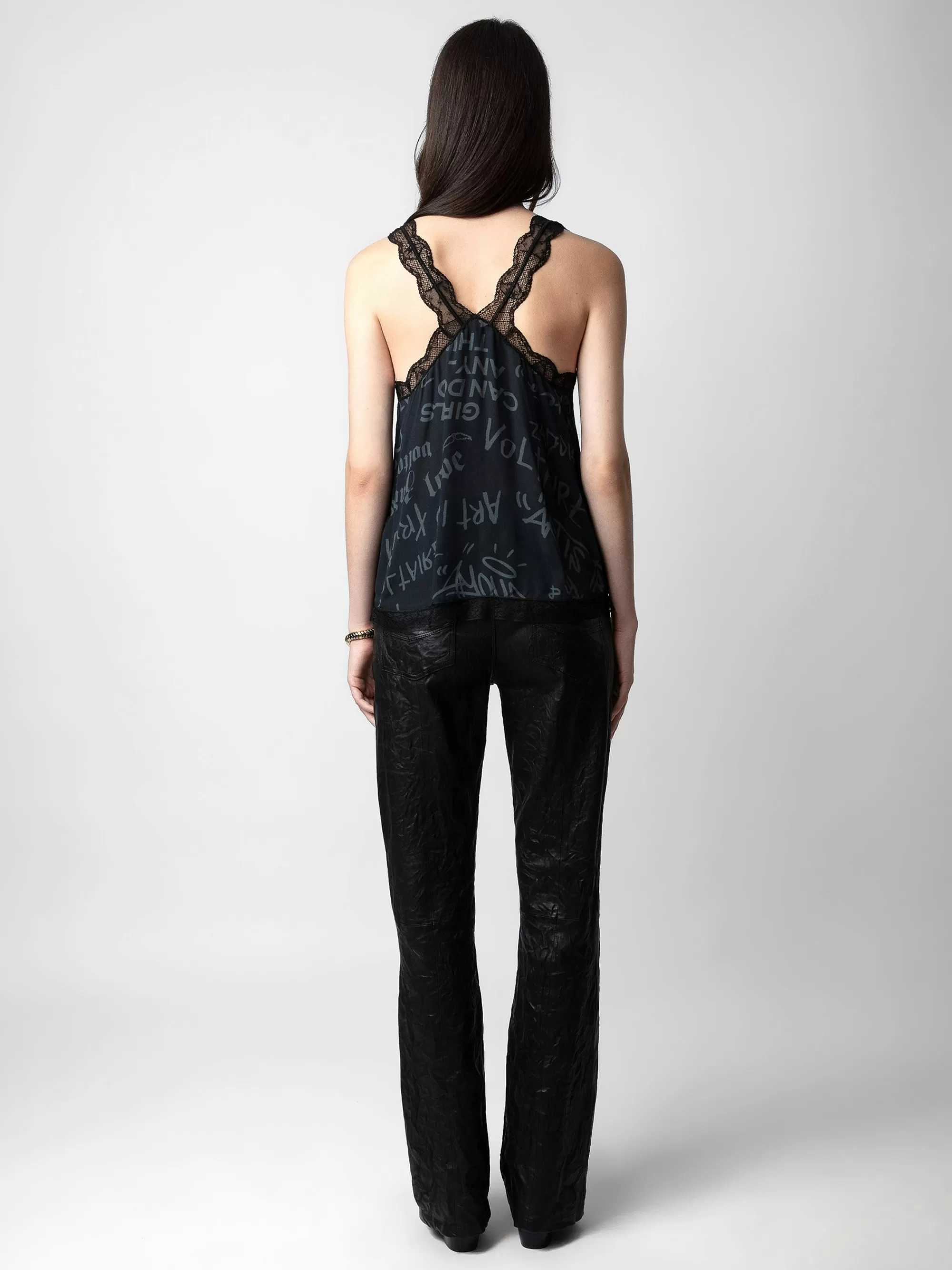 Tops & Shirts | Spring/Summer 2024 | Zadig&Voltaire Chou Crepe Camisole Black