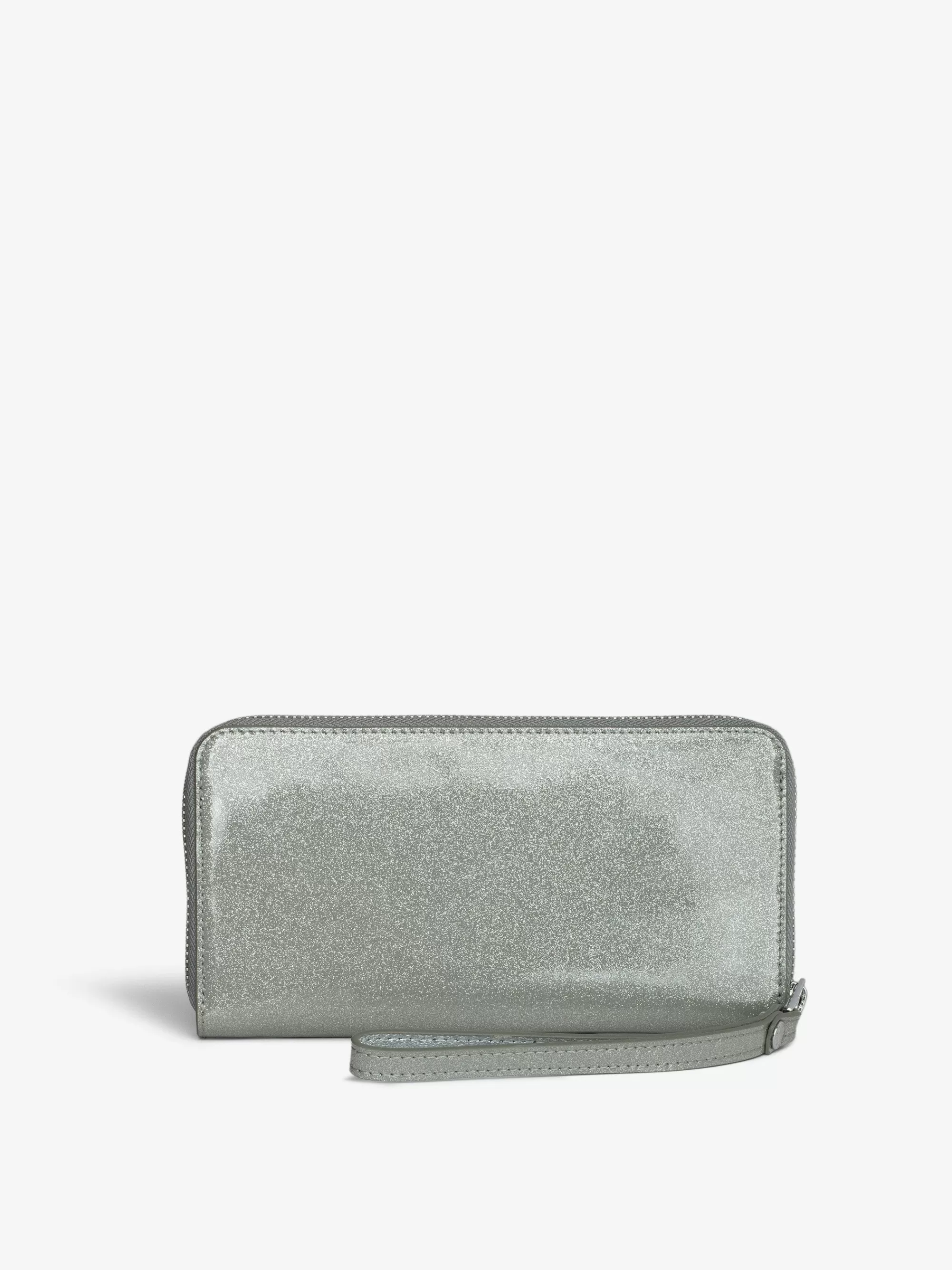 Wallets & Leather Goods | Wallets & Purses | Zadig&Voltaire Compagnon Infinity Patent Wallet Silver