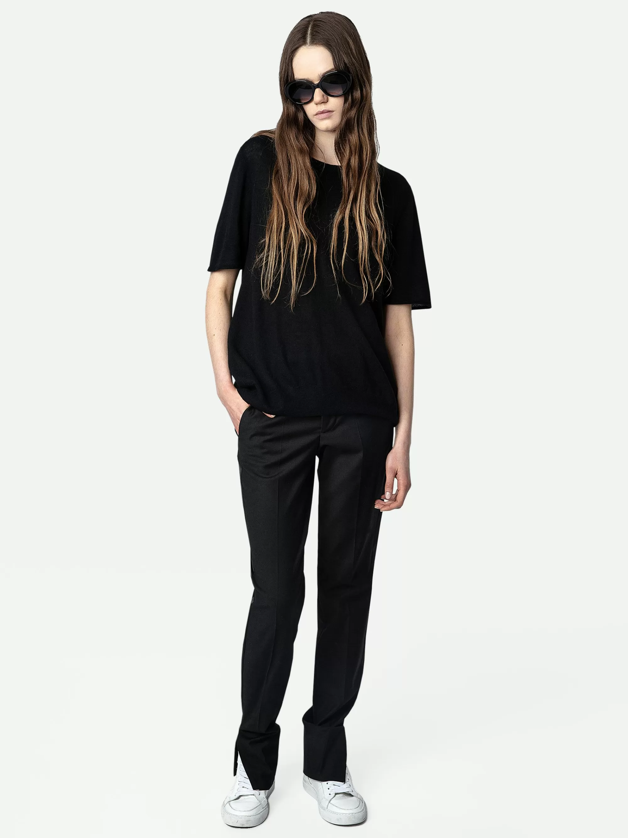 Cashmere | Cashmere | Zadig&Voltaire Ida Cashmere Sweater Black