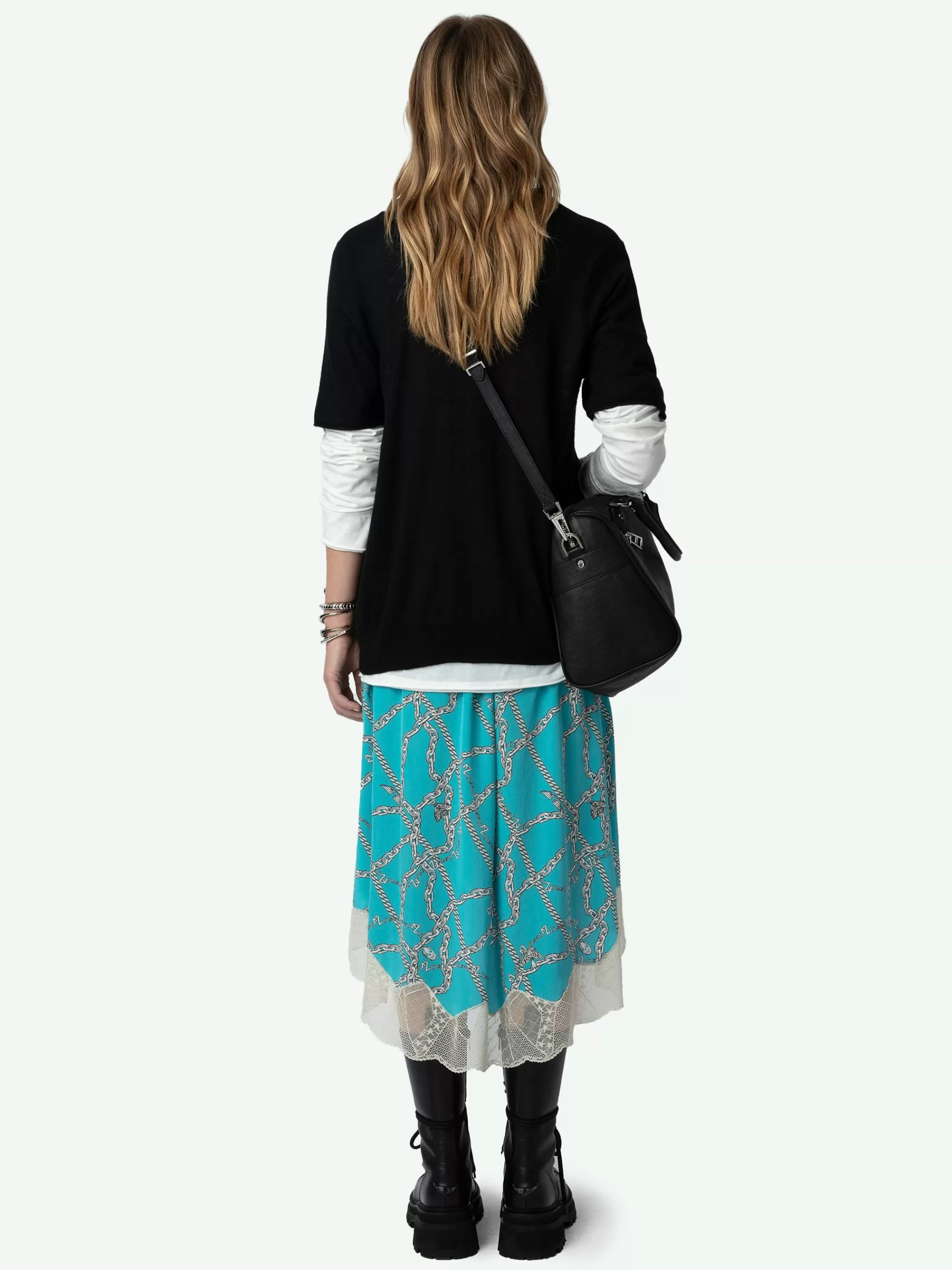 Dresses & Skirts | Shop New In | Zadig&Voltaire Joslin Silk Skirt Aqua