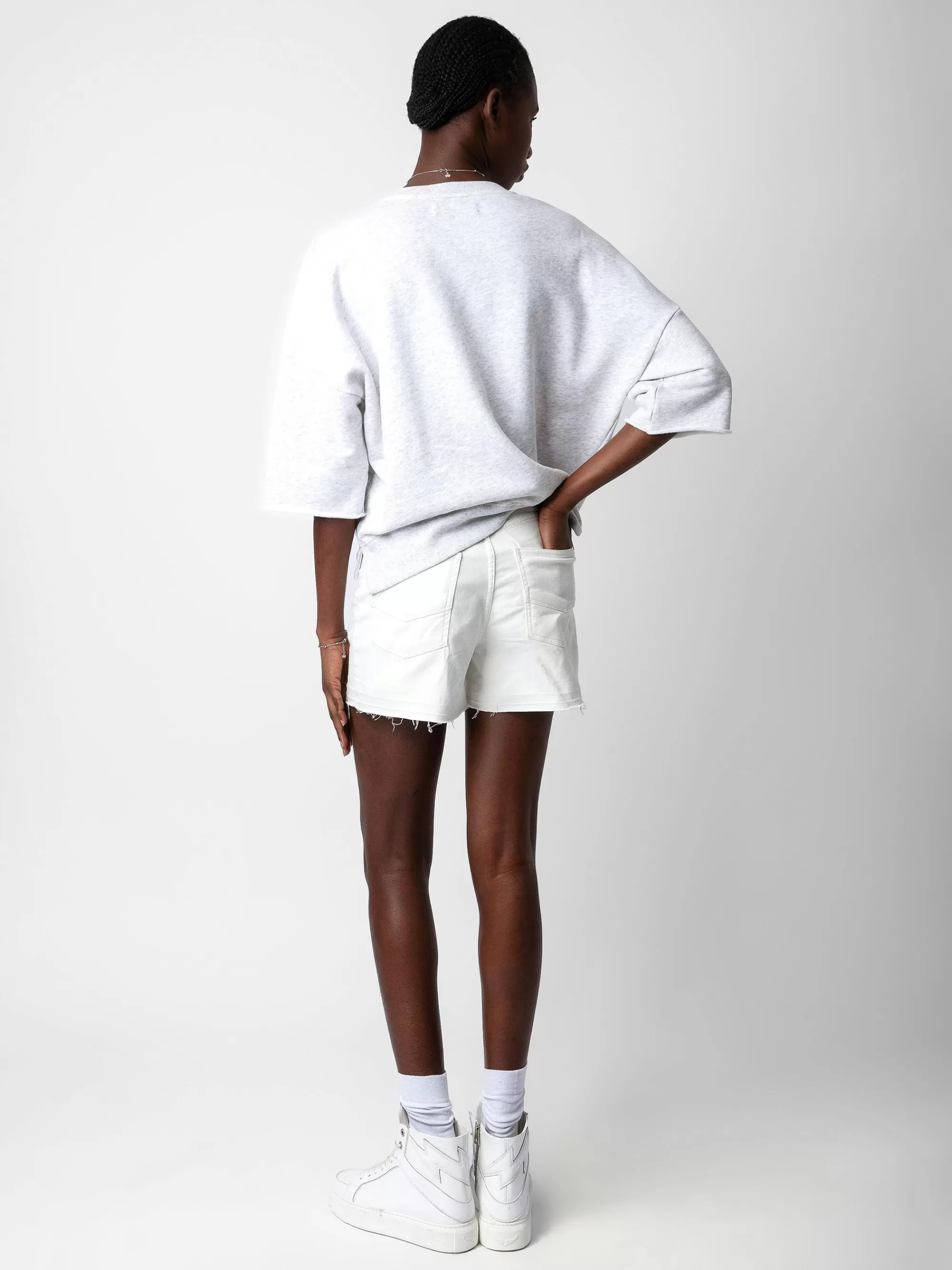 Sweatshirts | Spring/Summer 2024 | Zadig&Voltaire Kaly Sweatshirt Gris chine clair