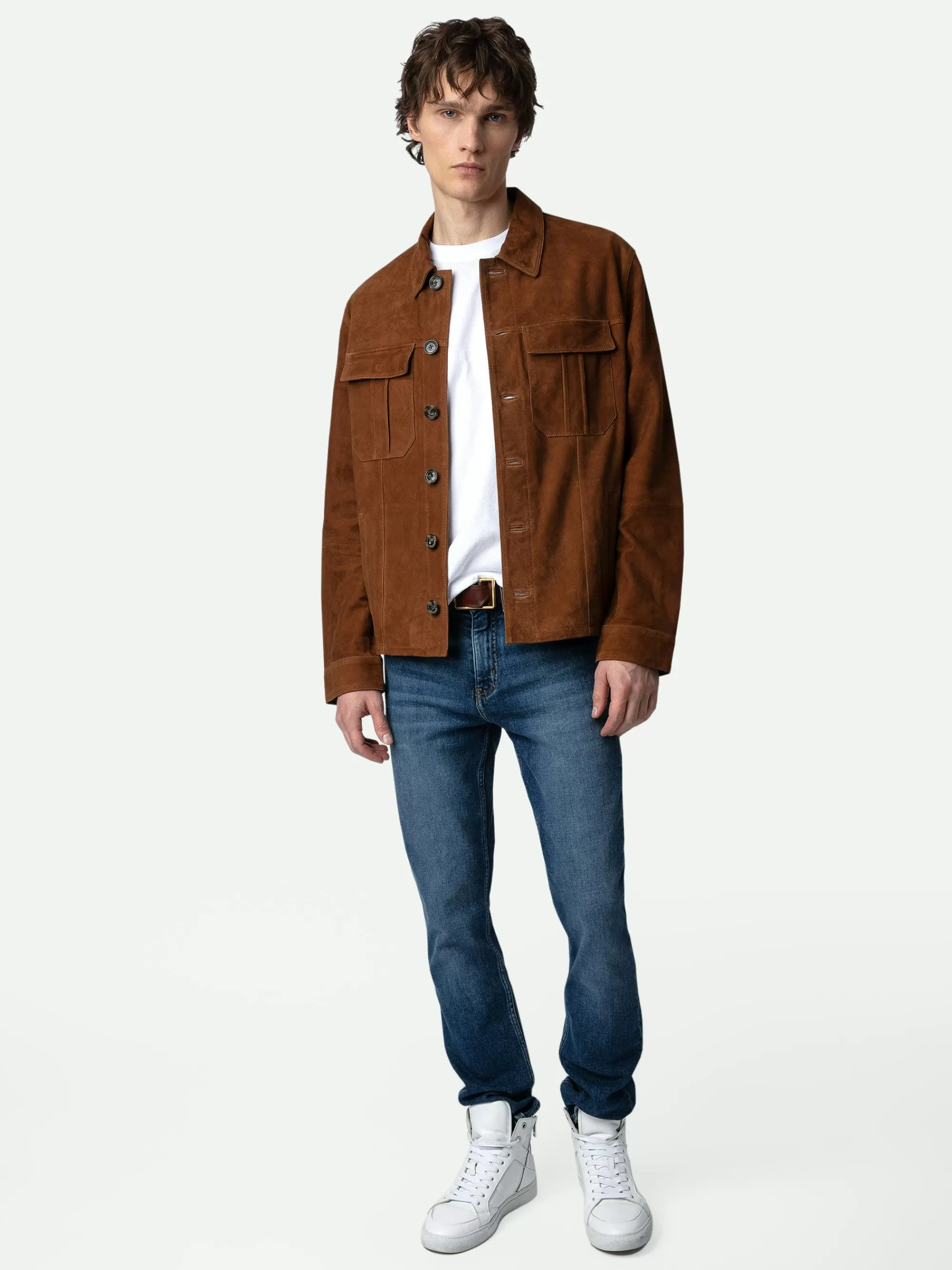 Jackets & Coats | Leather | Zadig&Voltaire Kuba Suede Jacket Cognac