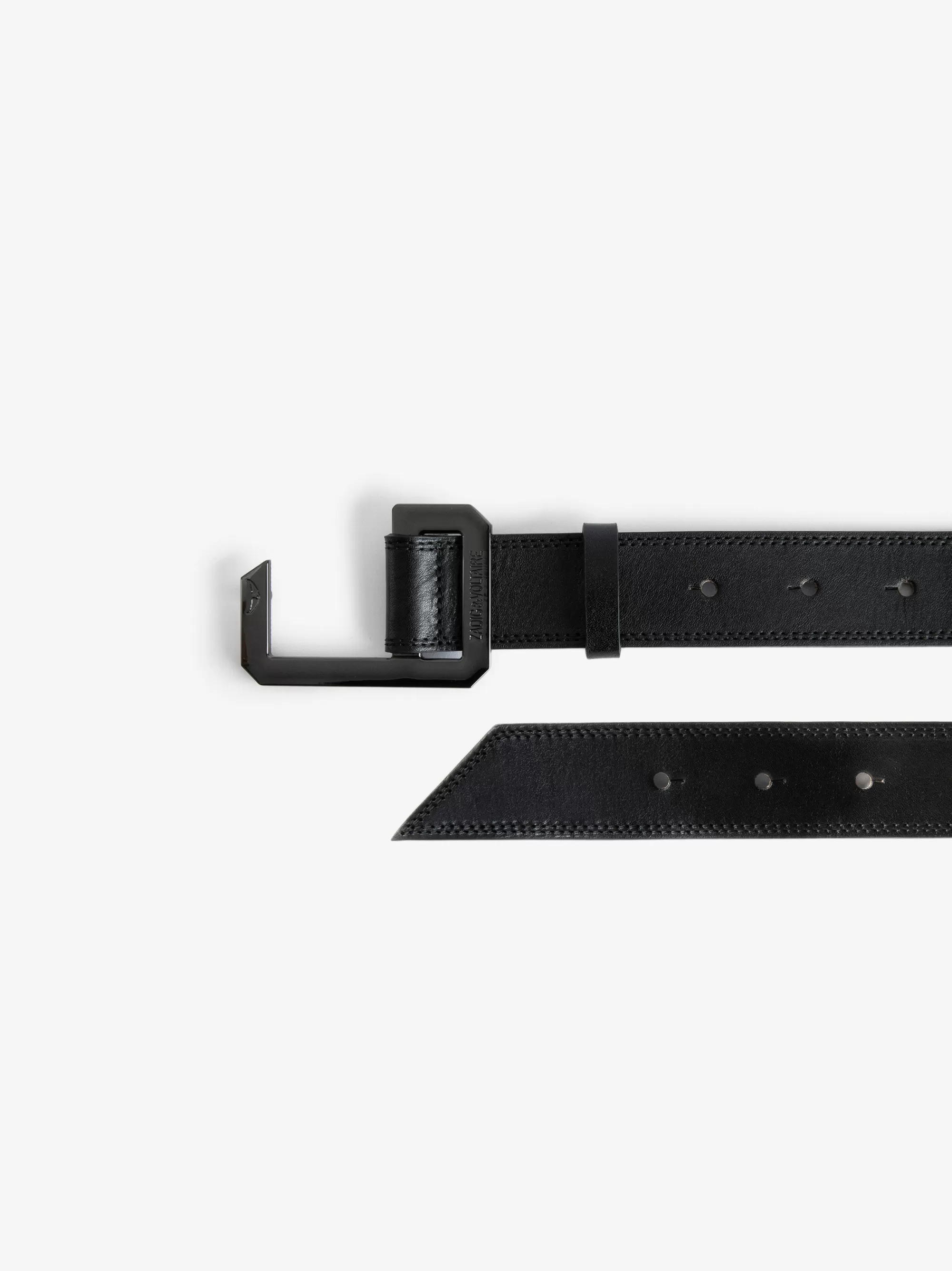 Belts | Spring/Summer 2024 | Zadig&Voltaire La Cecilia Belt Black