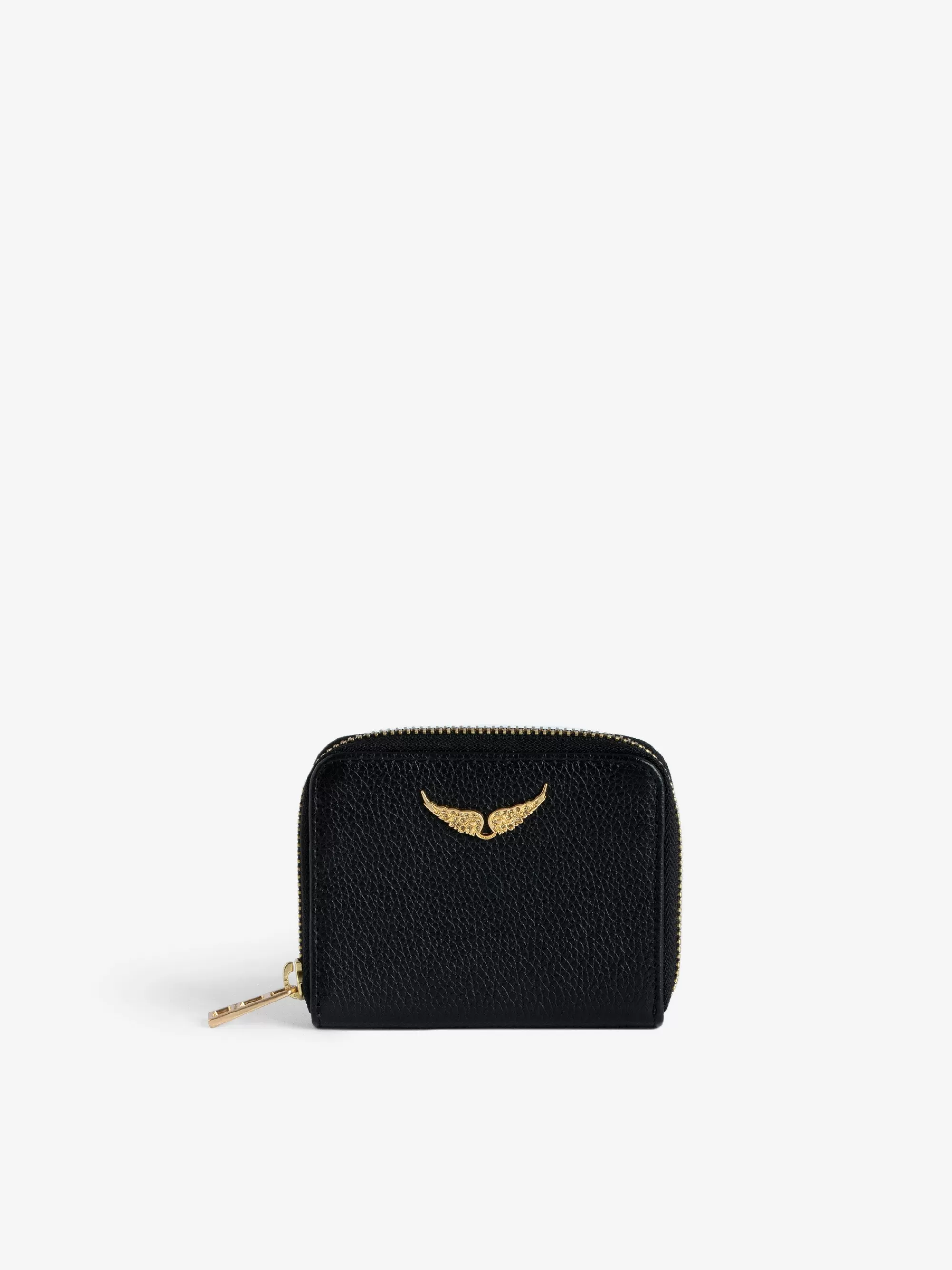 Wallets & Leather Goods | Wallets & Purses | Zadig&Voltaire Mini ZV Coin Purse Noir gold