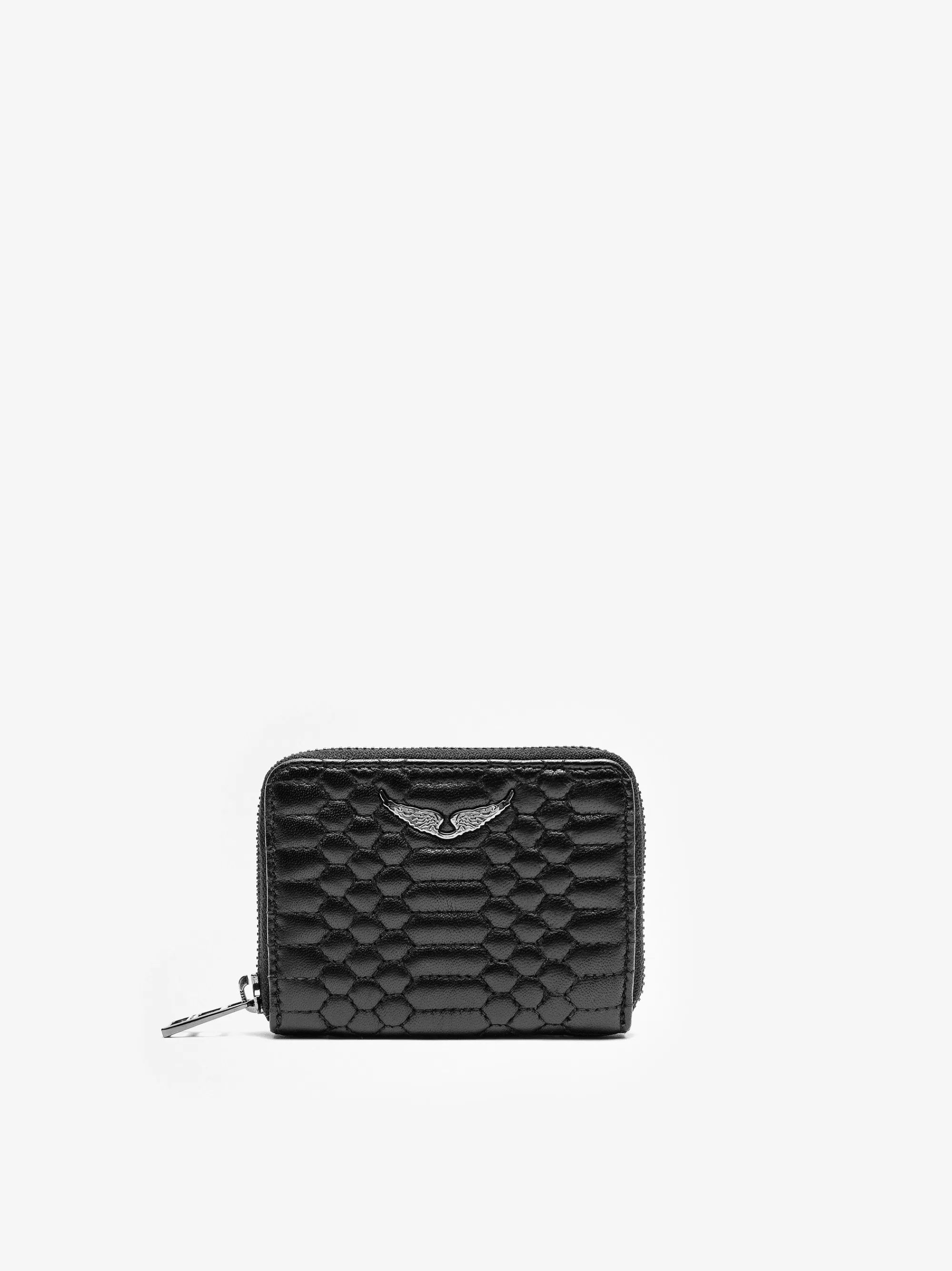 Wallets & Leather Goods | Wallets & Purses | Zadig&Voltaire Mini Zv Matelasse Wallet Black