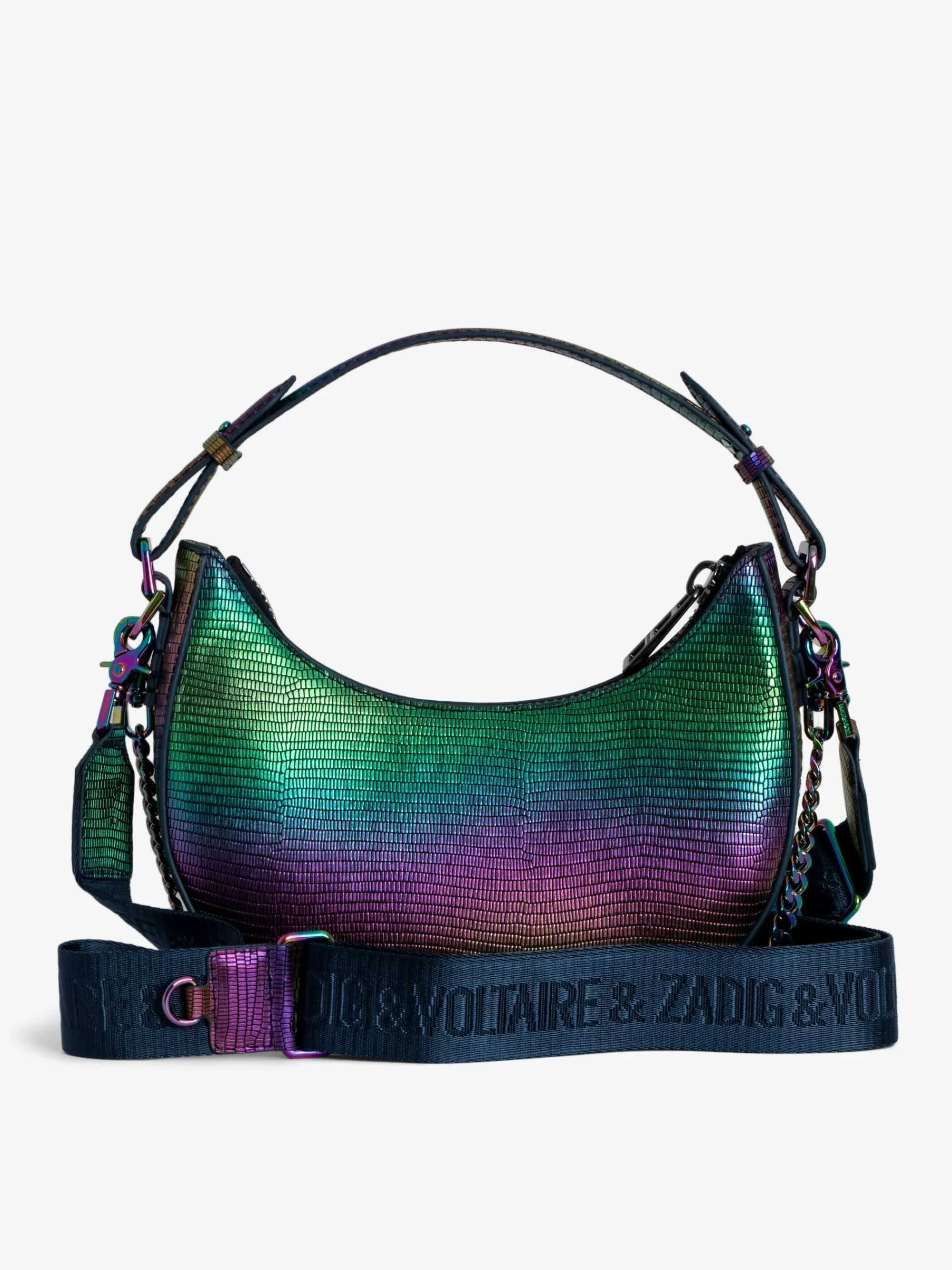 Shoulder Bags | Shoulder Bags | Zadig&Voltaire Moonrock Metallic Embossed Bag Rainbow