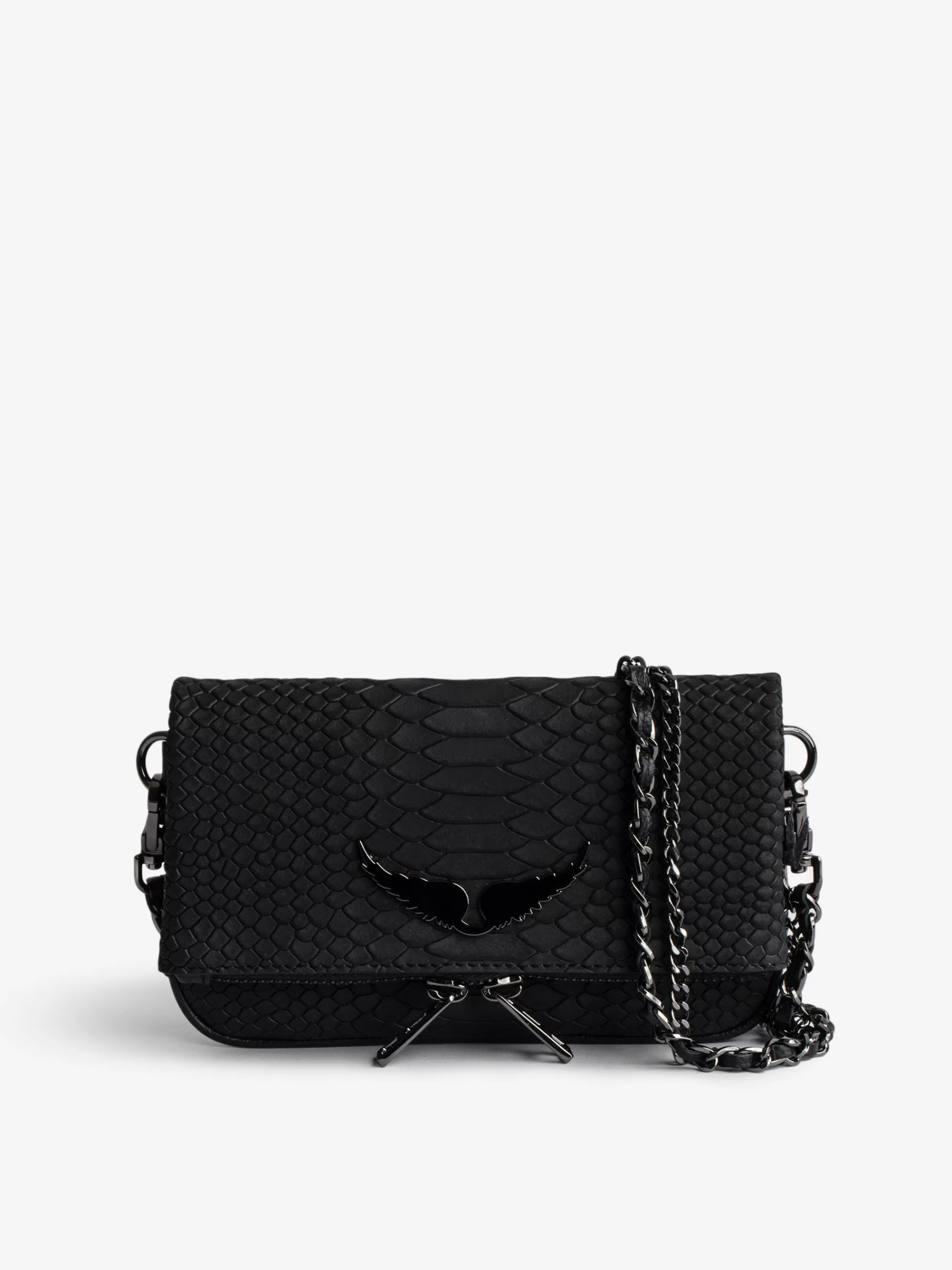 Clutches | Clutches | Zadig&Voltaire Nano Soft Savage Rock Clutch Black