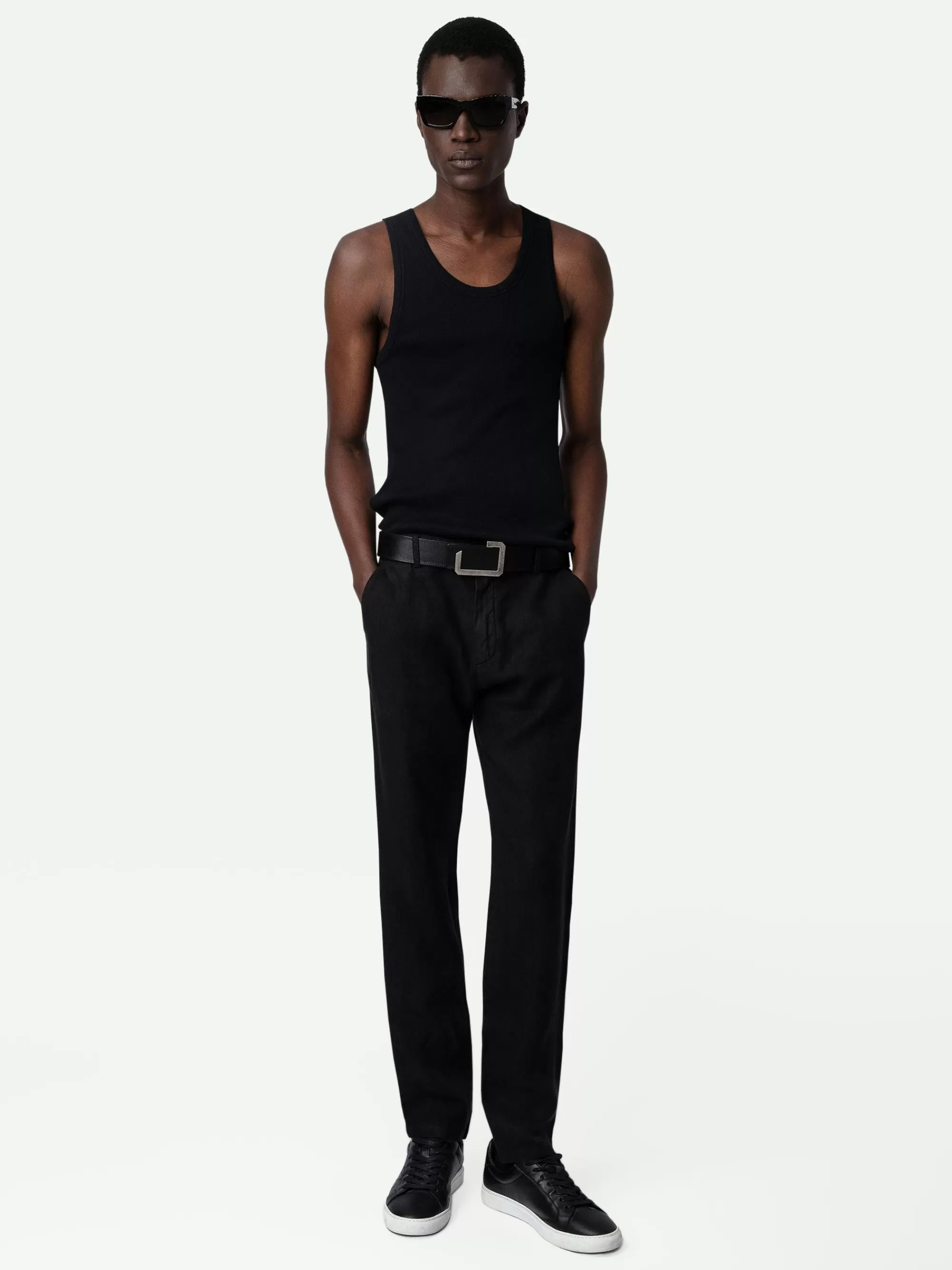 Spring/Summer 2024 | Pants & Shorts | Zadig&Voltaire Pierce Linen Pants Black