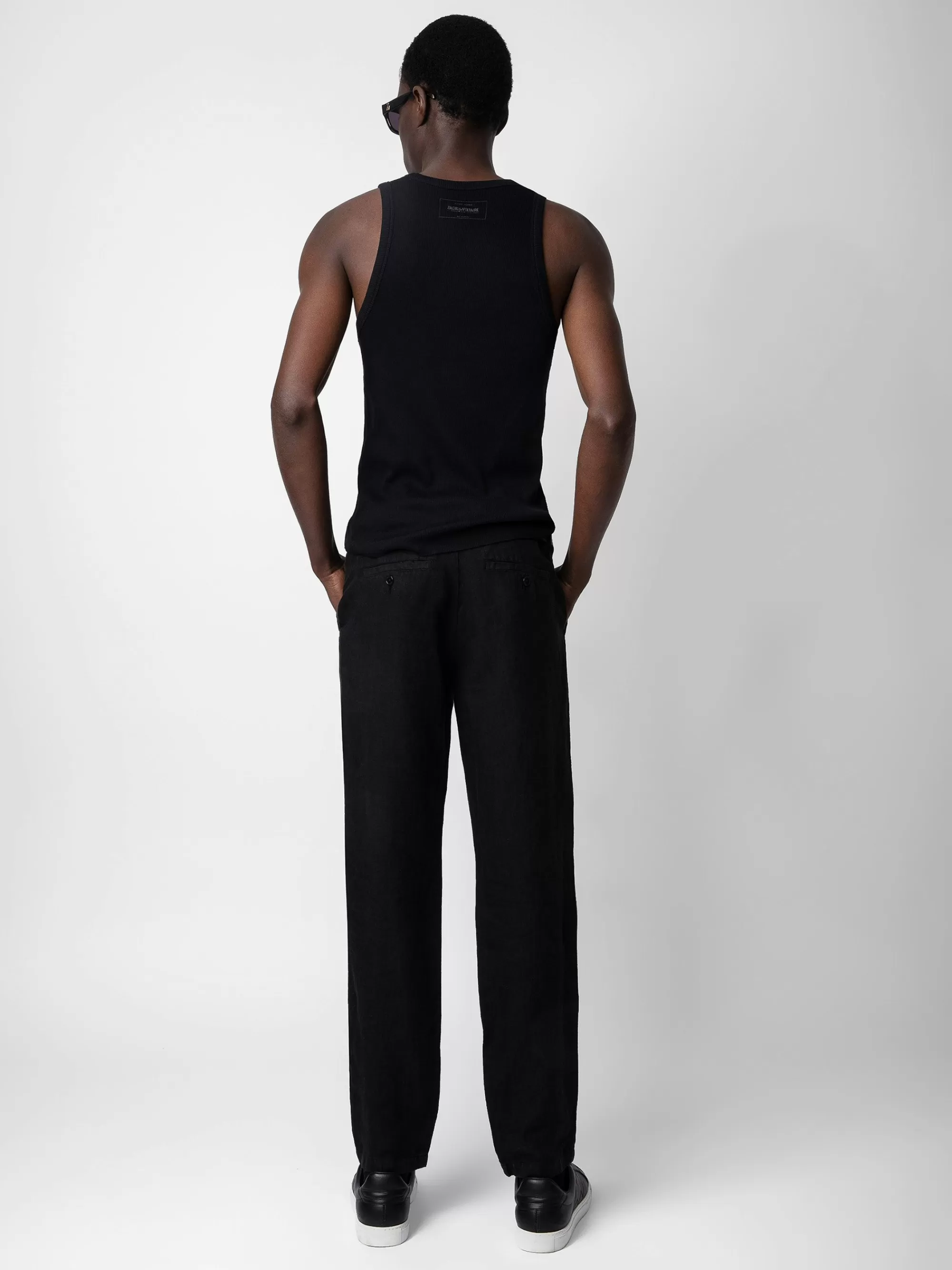 Spring/Summer 2024 | Pants & Shorts | Zadig&Voltaire Pierce Linen Pants Black