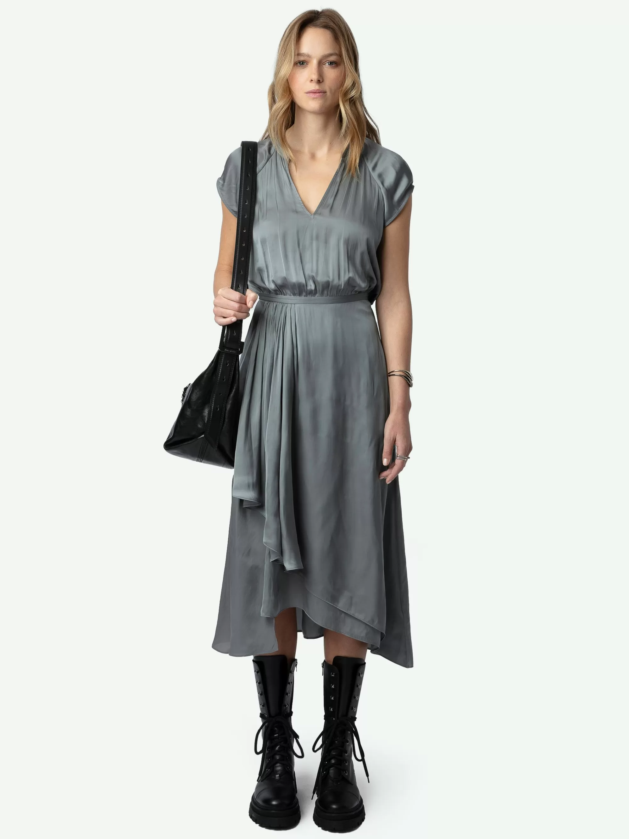 Dresses & Skirts | Shop New In | Zadig&Voltaire Randall Satin Dress Iron