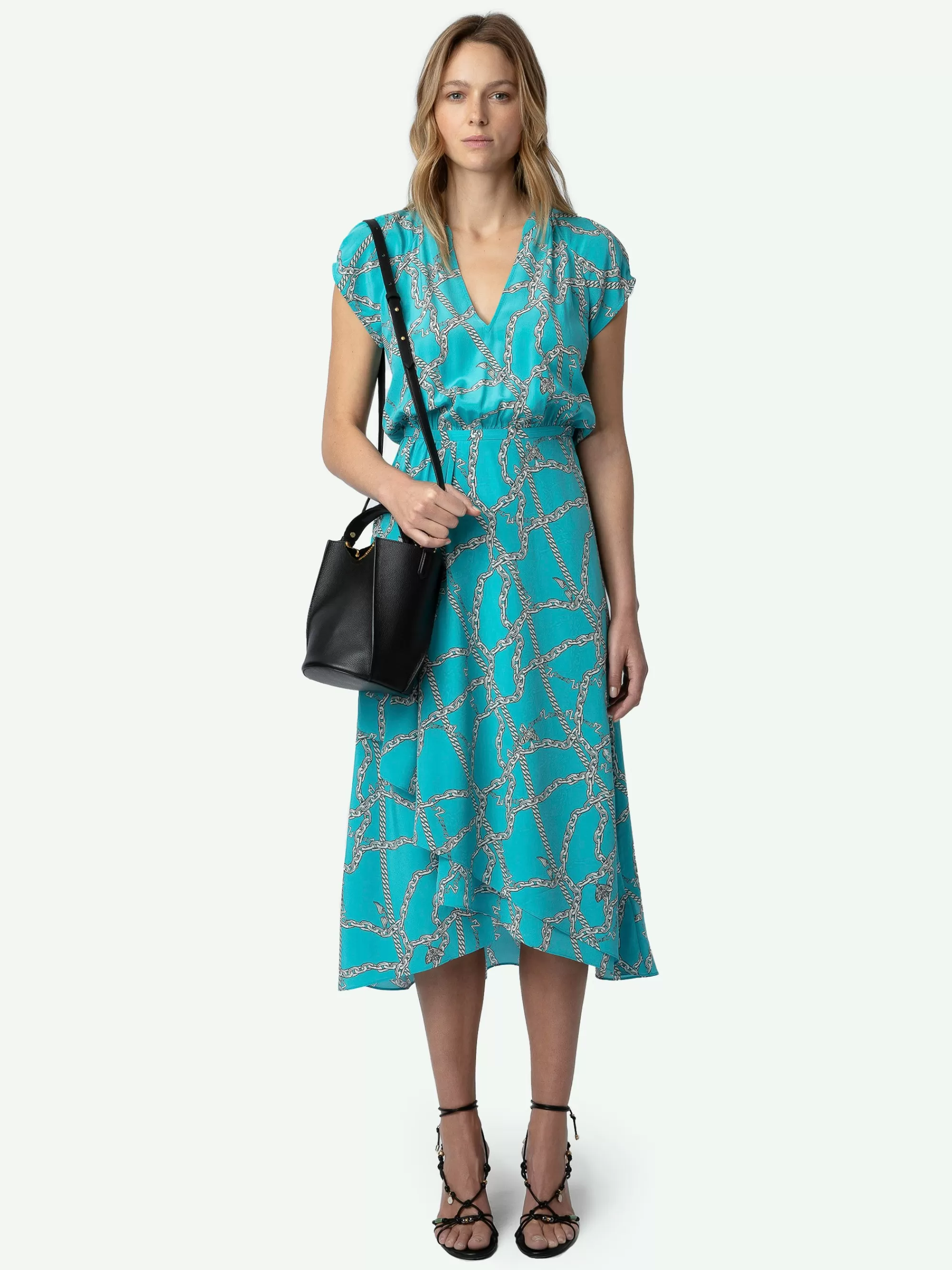 Dresses & Skirts | Shop New In | Zadig&Voltaire Randall Silk Dress Aqua