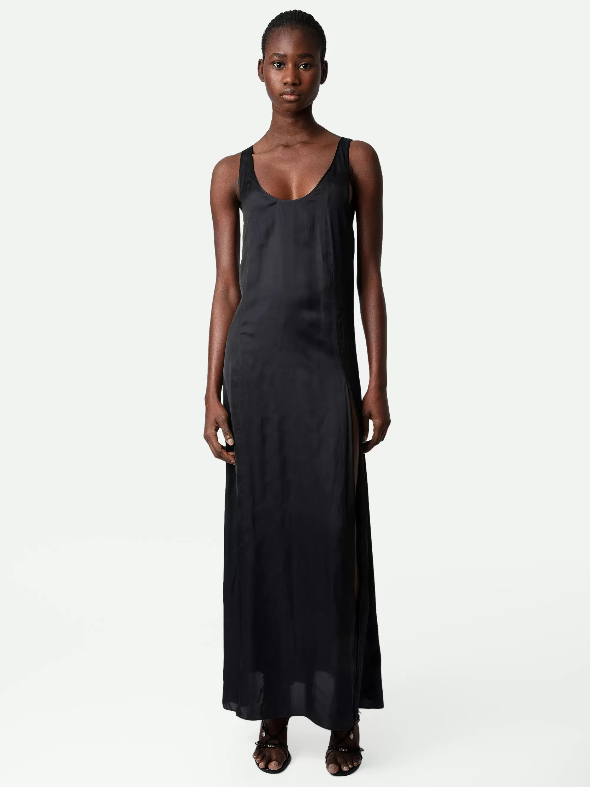 Dresses & Skirts | Spring/Summer 2024 | Zadig&Voltaire Rarys Satin Dress Black