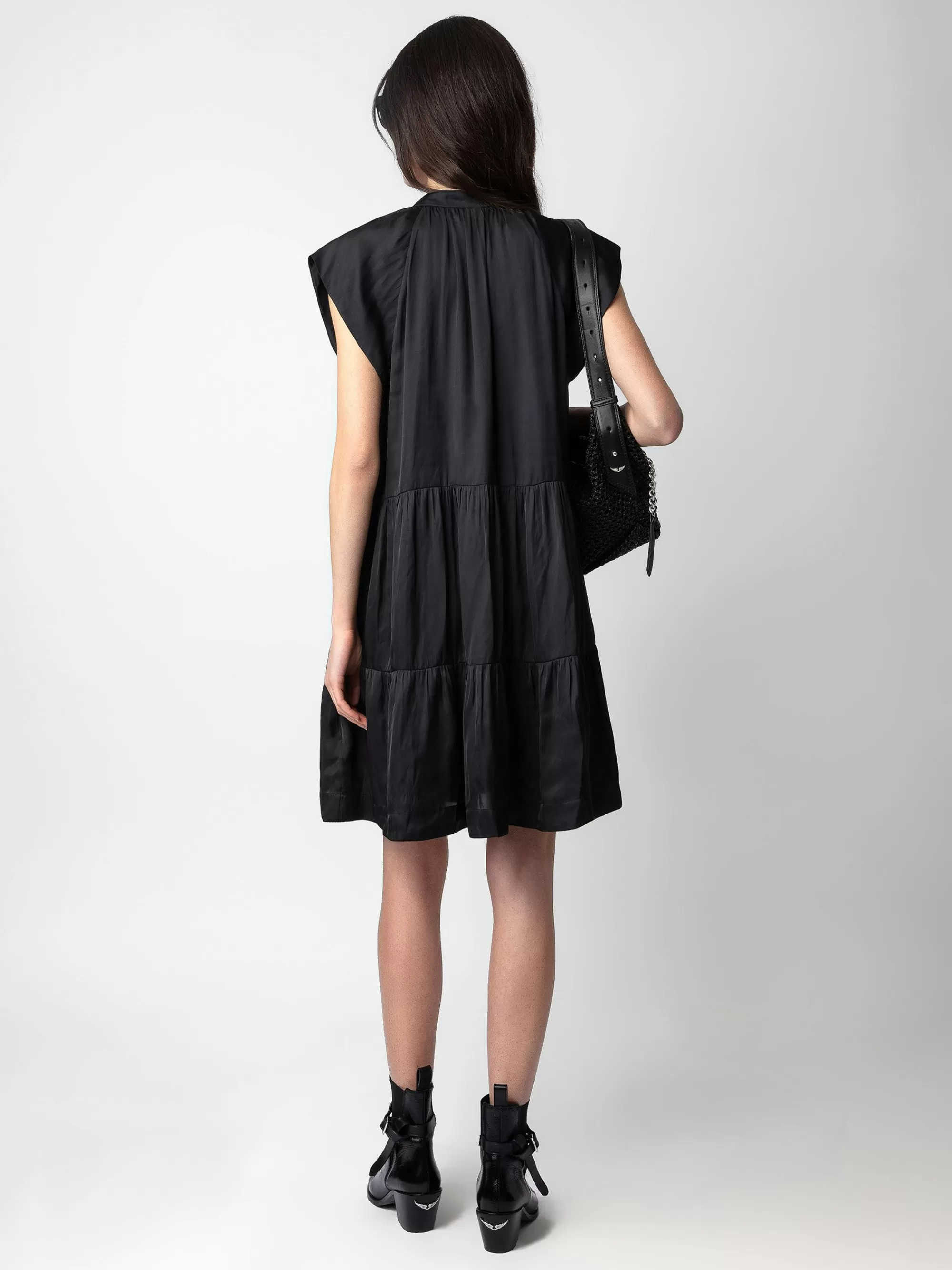 Dresses & Skirts | Spring/Summer 2024 | Zadig&Voltaire Rito Satin Dress Black