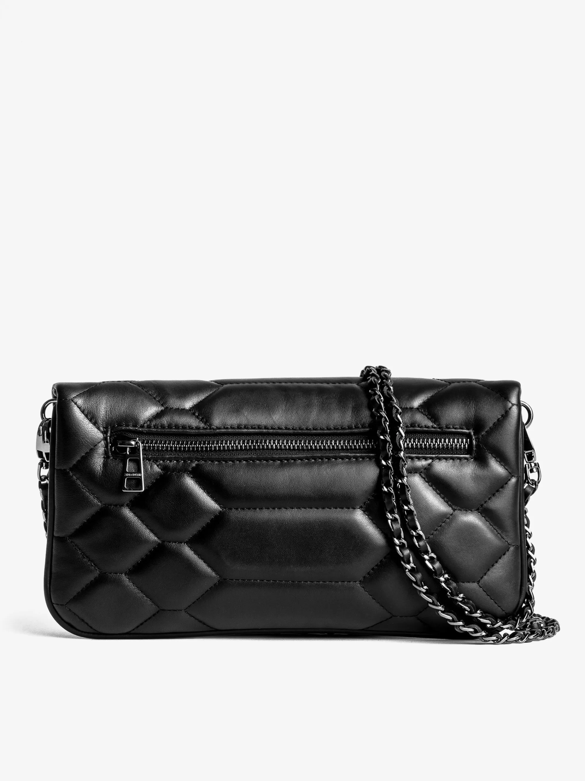 Clutches | Clutches | Zadig&Voltaire Rock Mat XL Scale Clutch Black