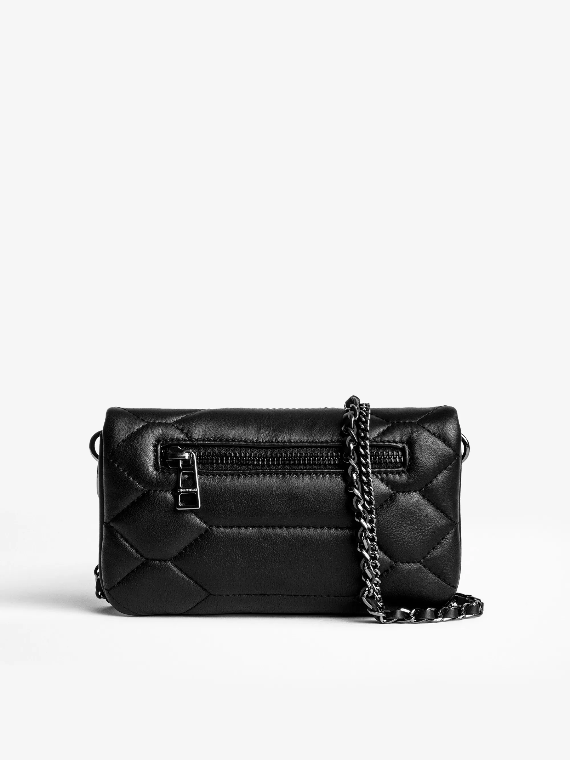 Clutches | Clutches | Zadig&Voltaire Rock Nano Quilted Leather Clutch Black