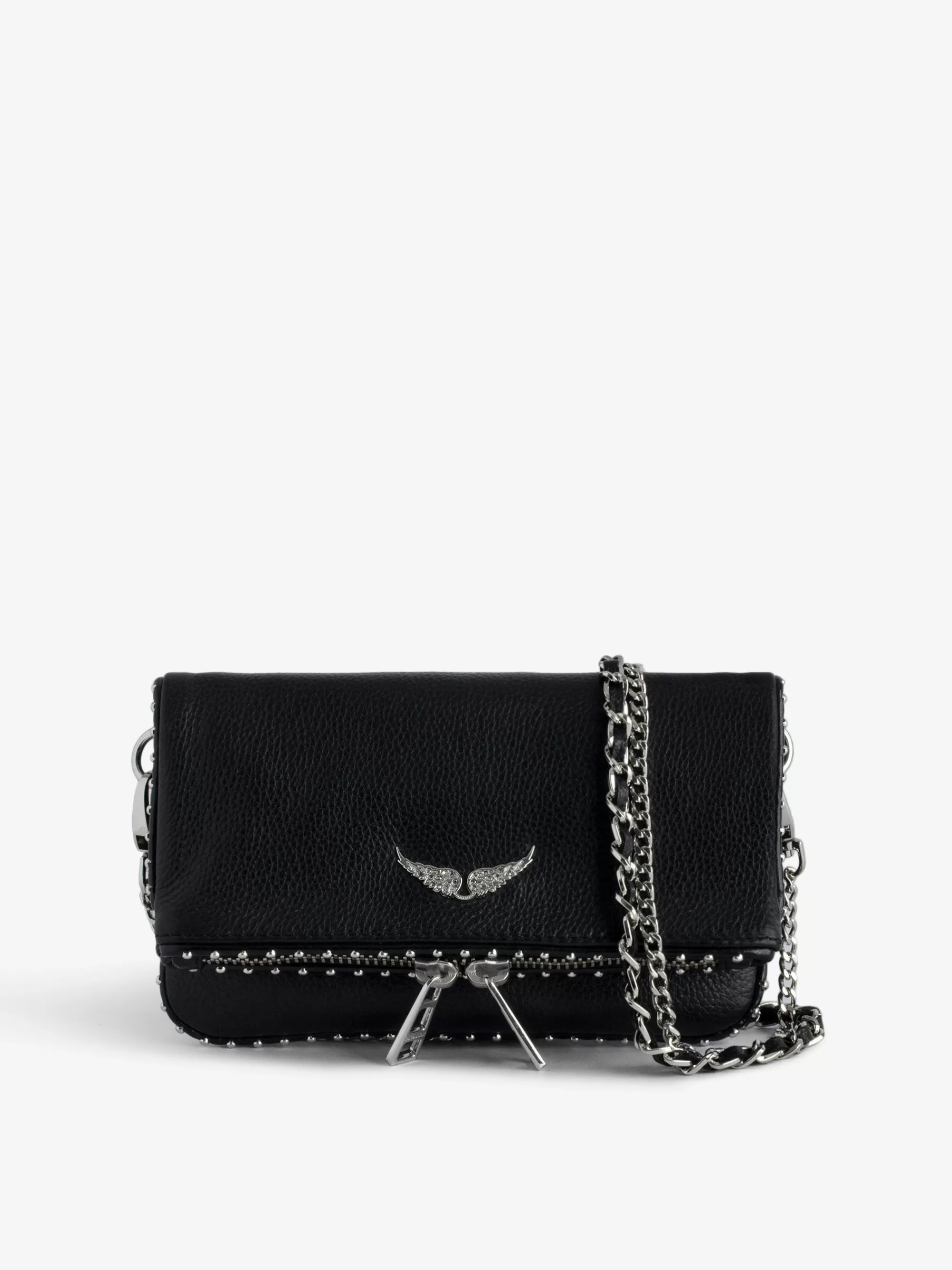 Clutches | Clutches | Zadig&Voltaire Rock Nano Studs Clutch Black