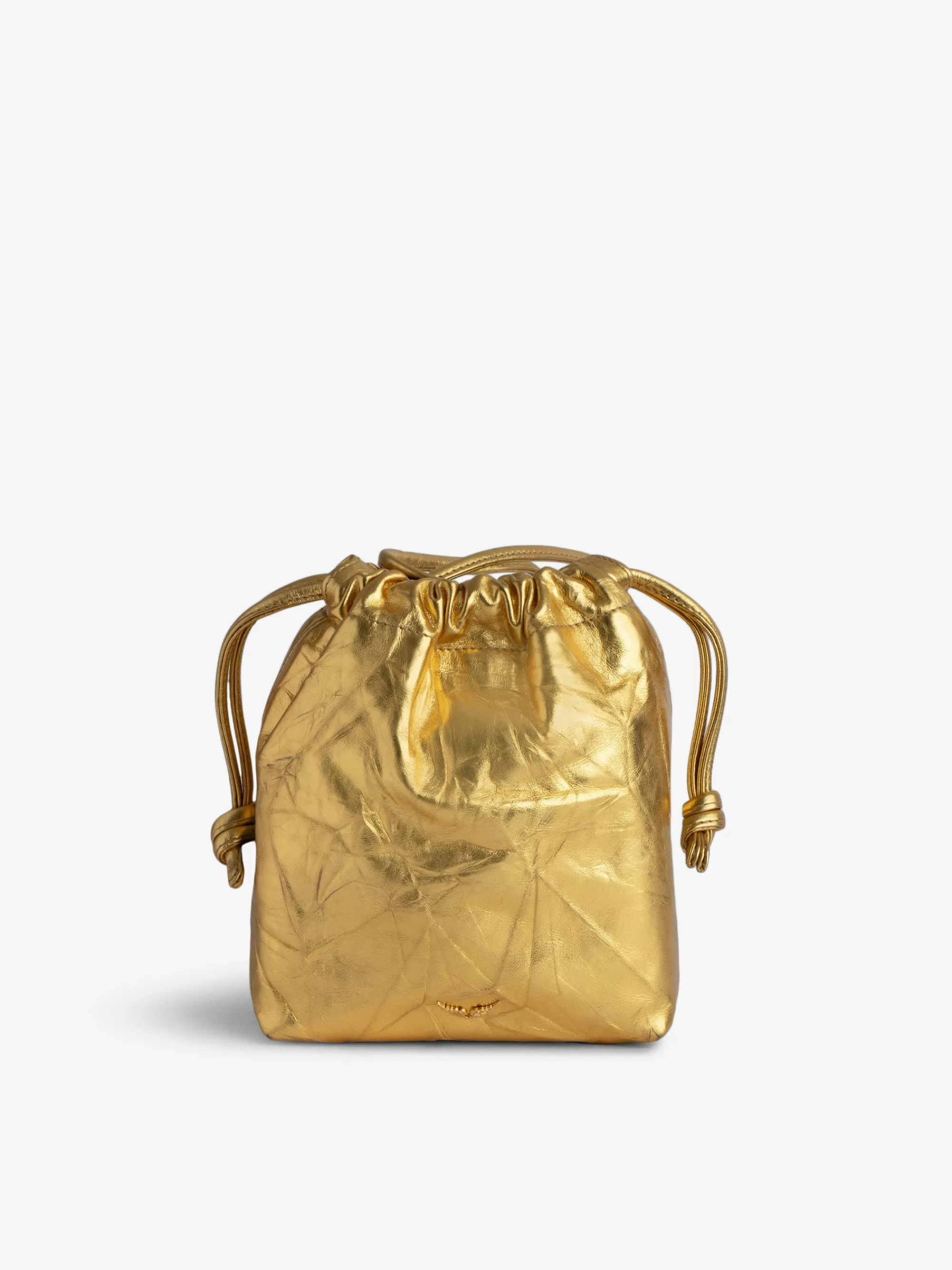 Clutches | Clutches | Zadig&Voltaire Rock To Go Metallic Bag Gold