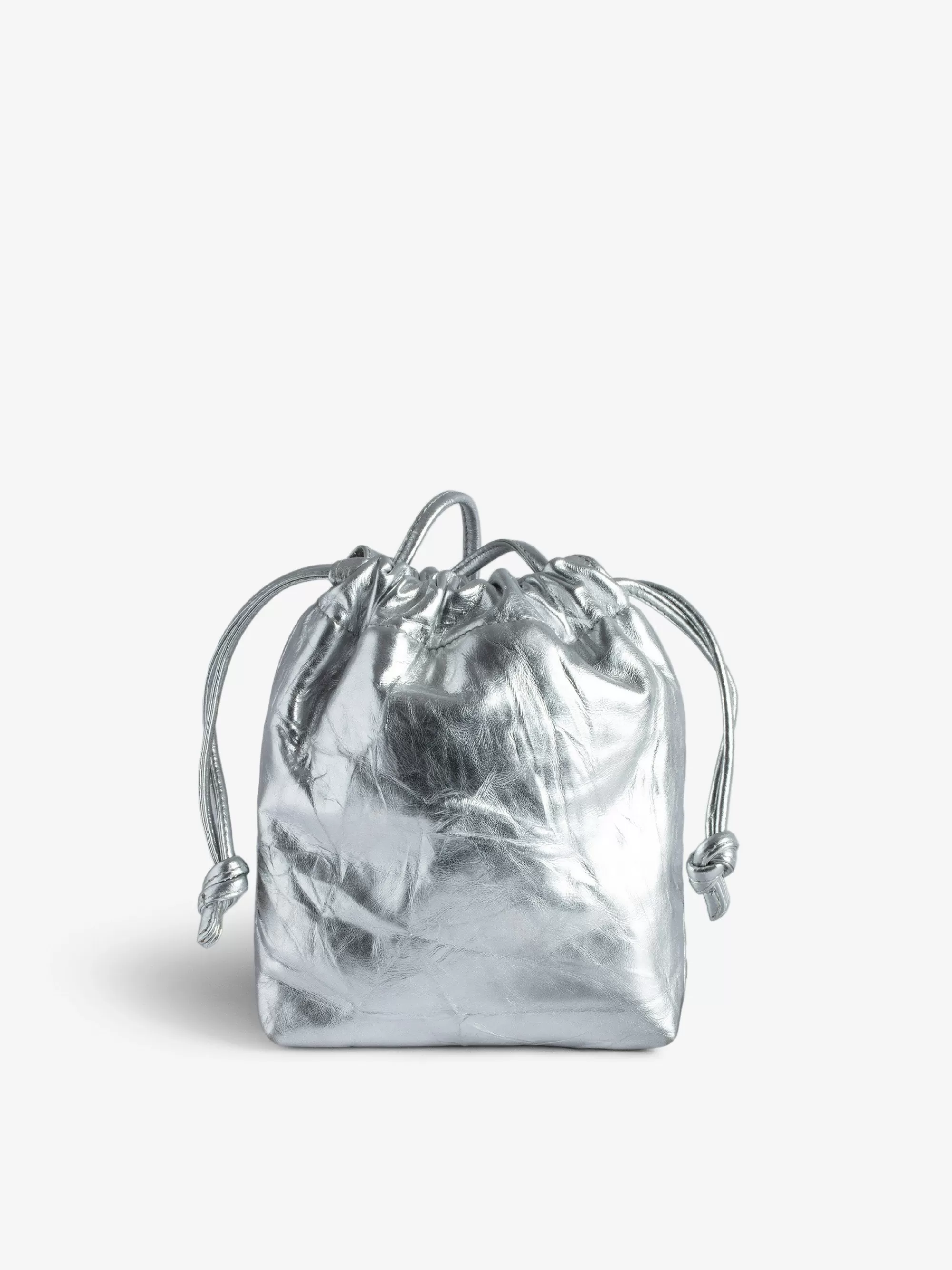 Clutches | Clutches | Zadig&Voltaire Rock To Go Metallic Bag Silver