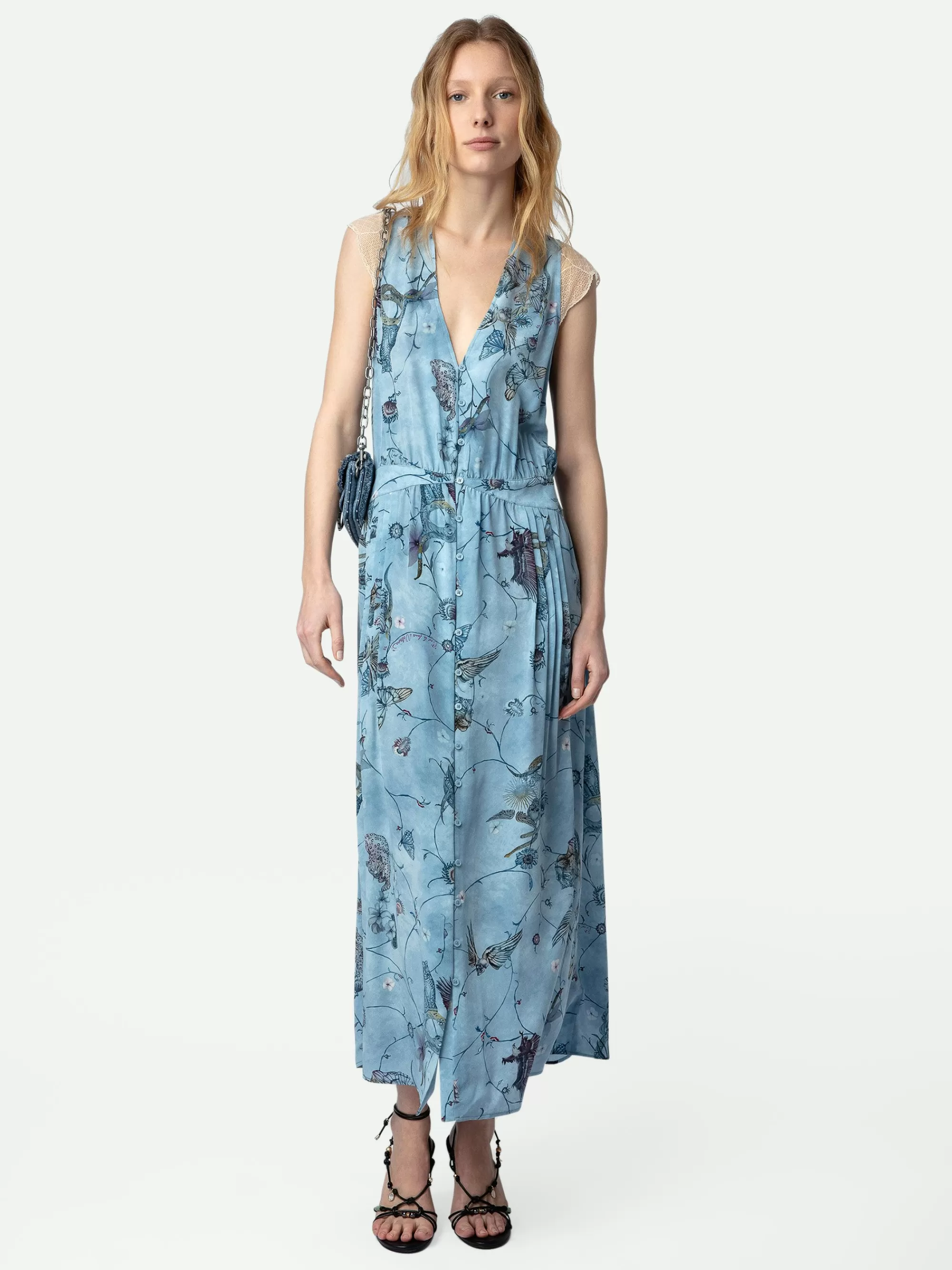 Dresses & Skirts | Spring/Summer 2024 | Zadig&Voltaire Rolanys Silk Dress Glacier