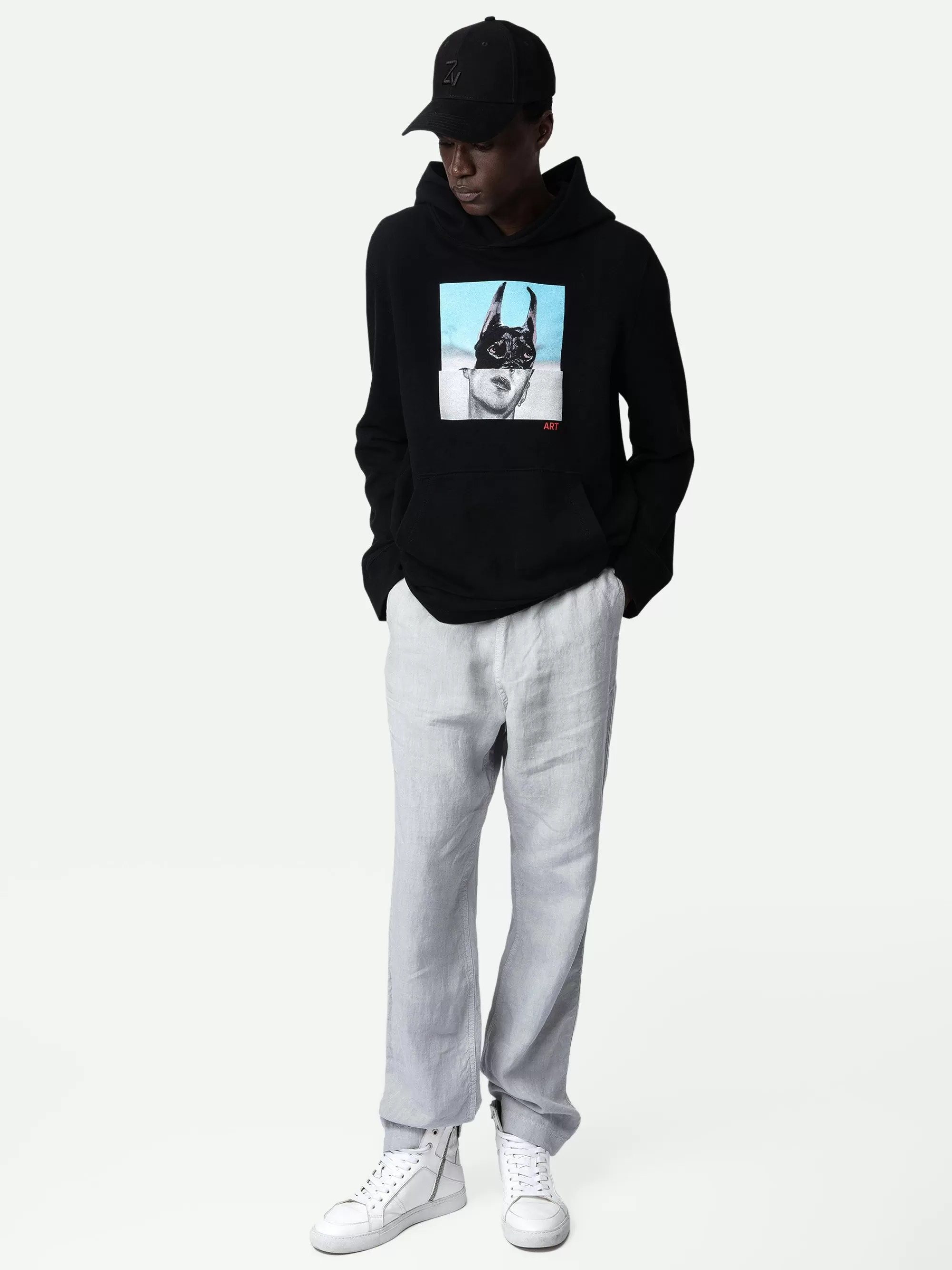 Spring/Summer 2024 | Sweatshirts | Zadig&Voltaire Sancho Photoprint Sweatshirt Black