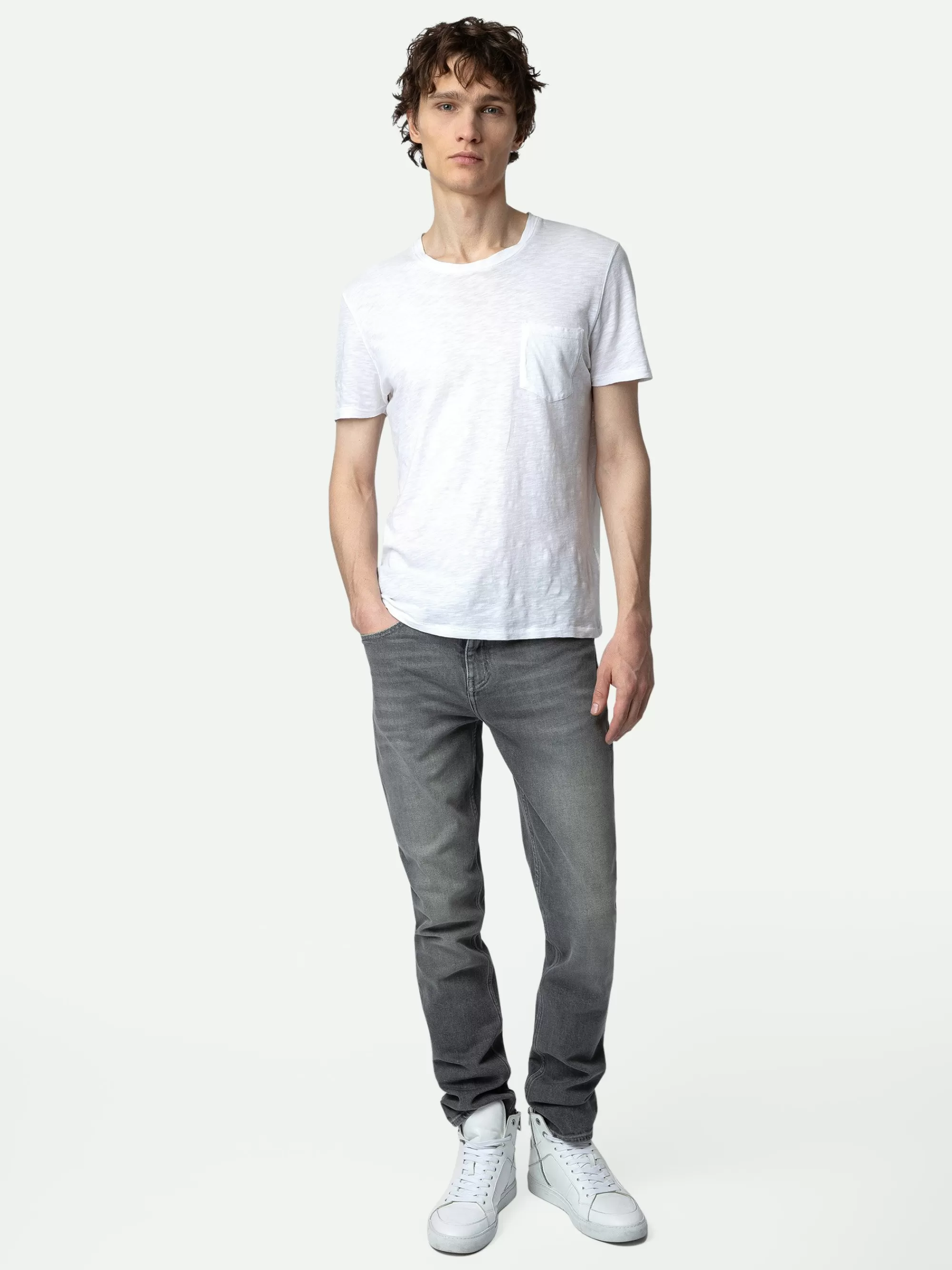 T-Shirts | Basics | Zadig&Voltaire Stockholm T-Shirt White