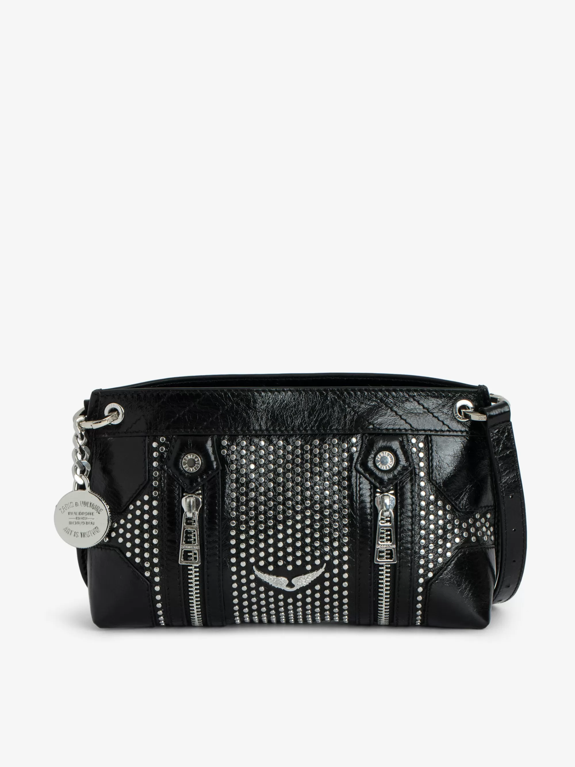 Clutches | Clutches | Zadig&Voltaire Sunny Mood Studs Bag Black