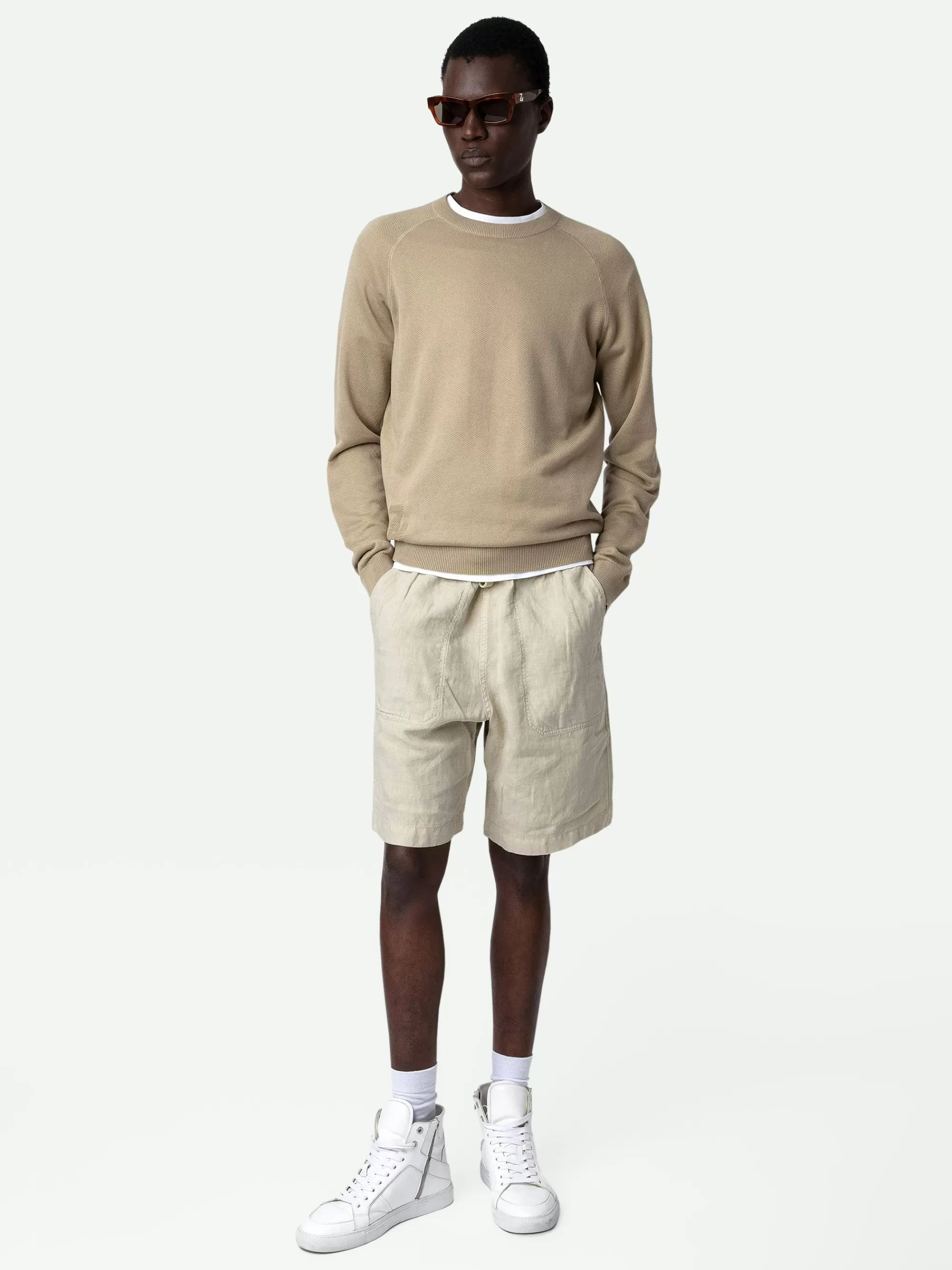 Spring/Summer 2024 | Sweaters & Cardigans | Zadig&Voltaire Thomaso Sweater Light beige