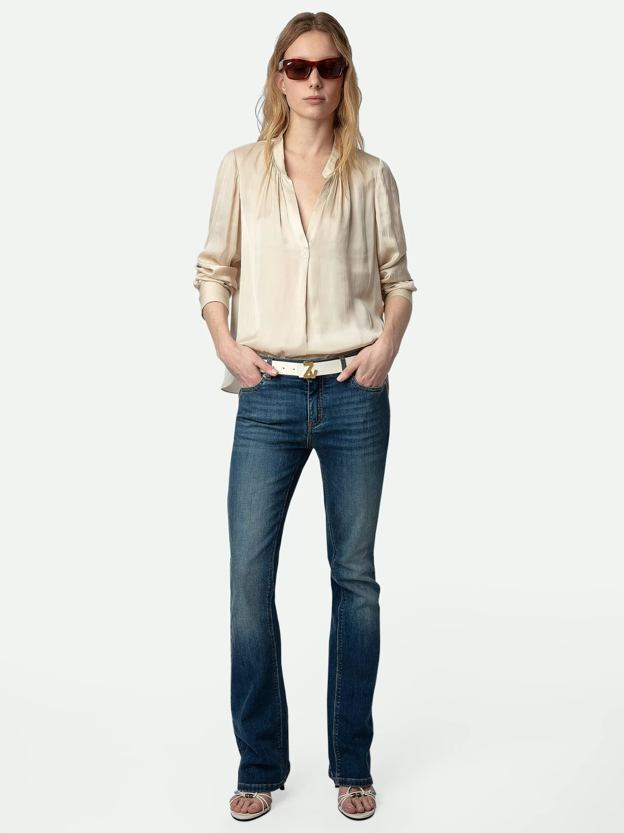 Tops & Shirts | Spring/Summer 2024 | Zadig&Voltaire Tink Satin Blouse Scout