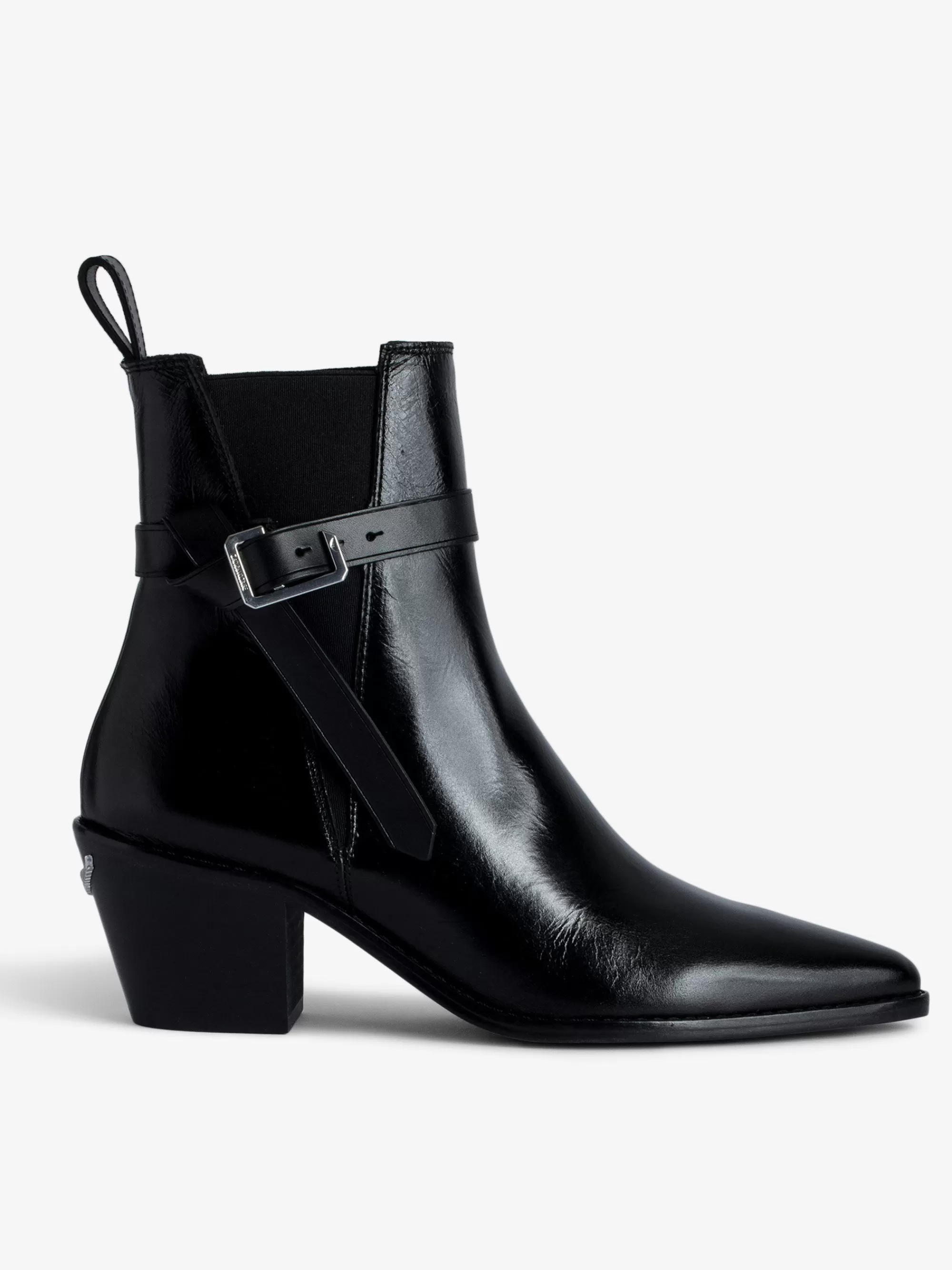 Leather | Leather Your Way | Zadig&Voltaire Tyler Ankle Boots Black