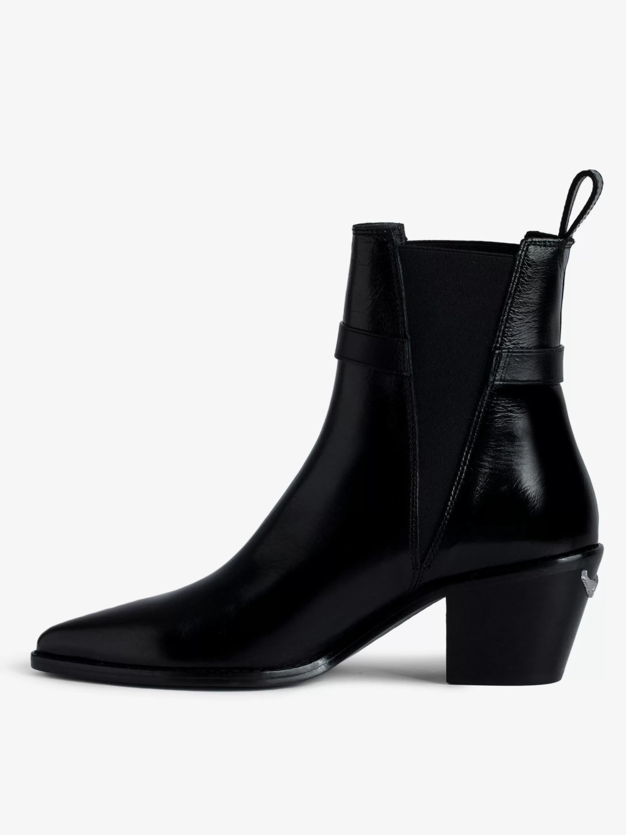 Leather | Leather Your Way | Zadig&Voltaire Tyler Ankle Boots Black