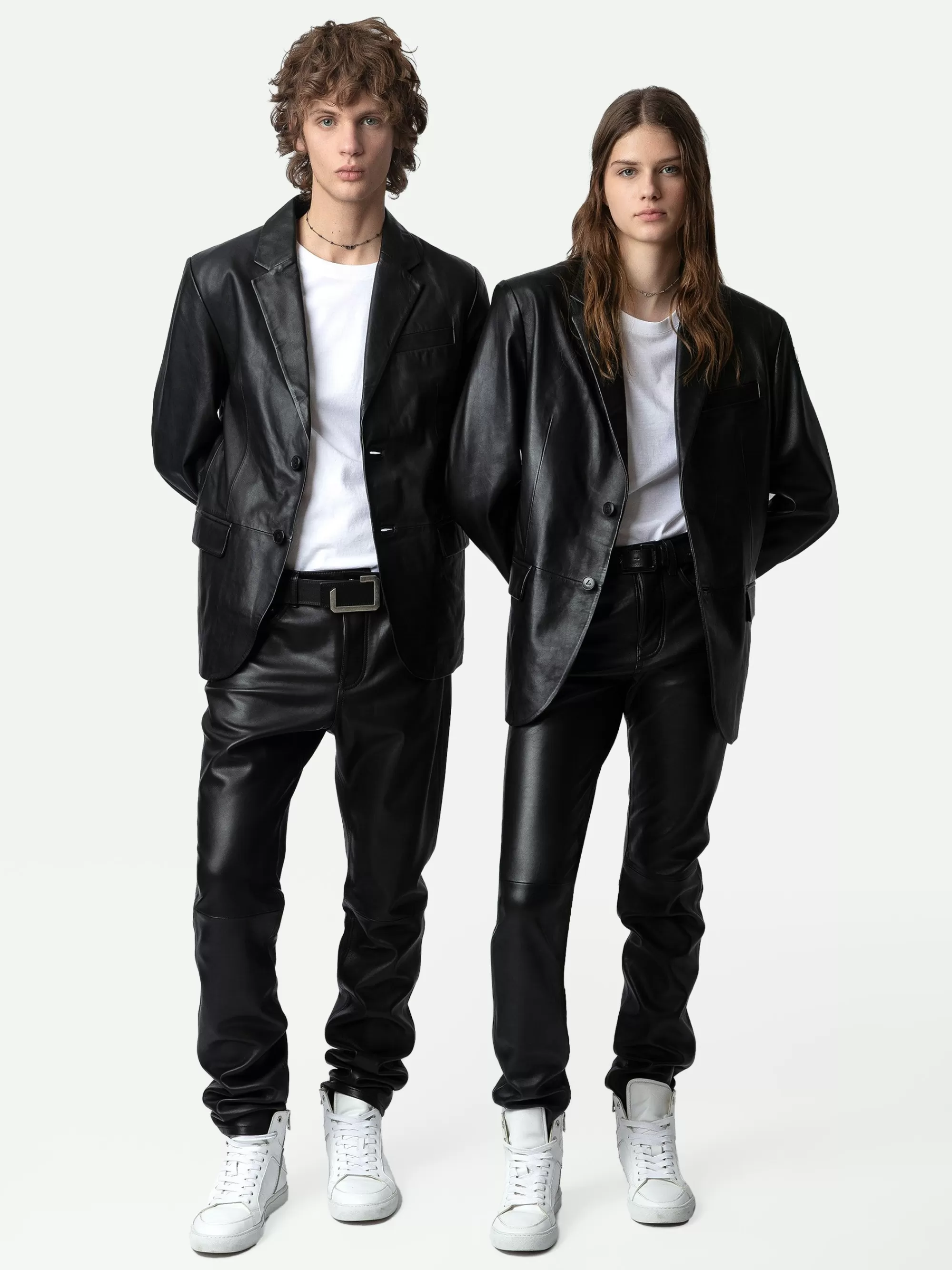 Spring/Summer 2024 | Jackets & Coats | Zadig&Voltaire Valfried Leather Blazer Black