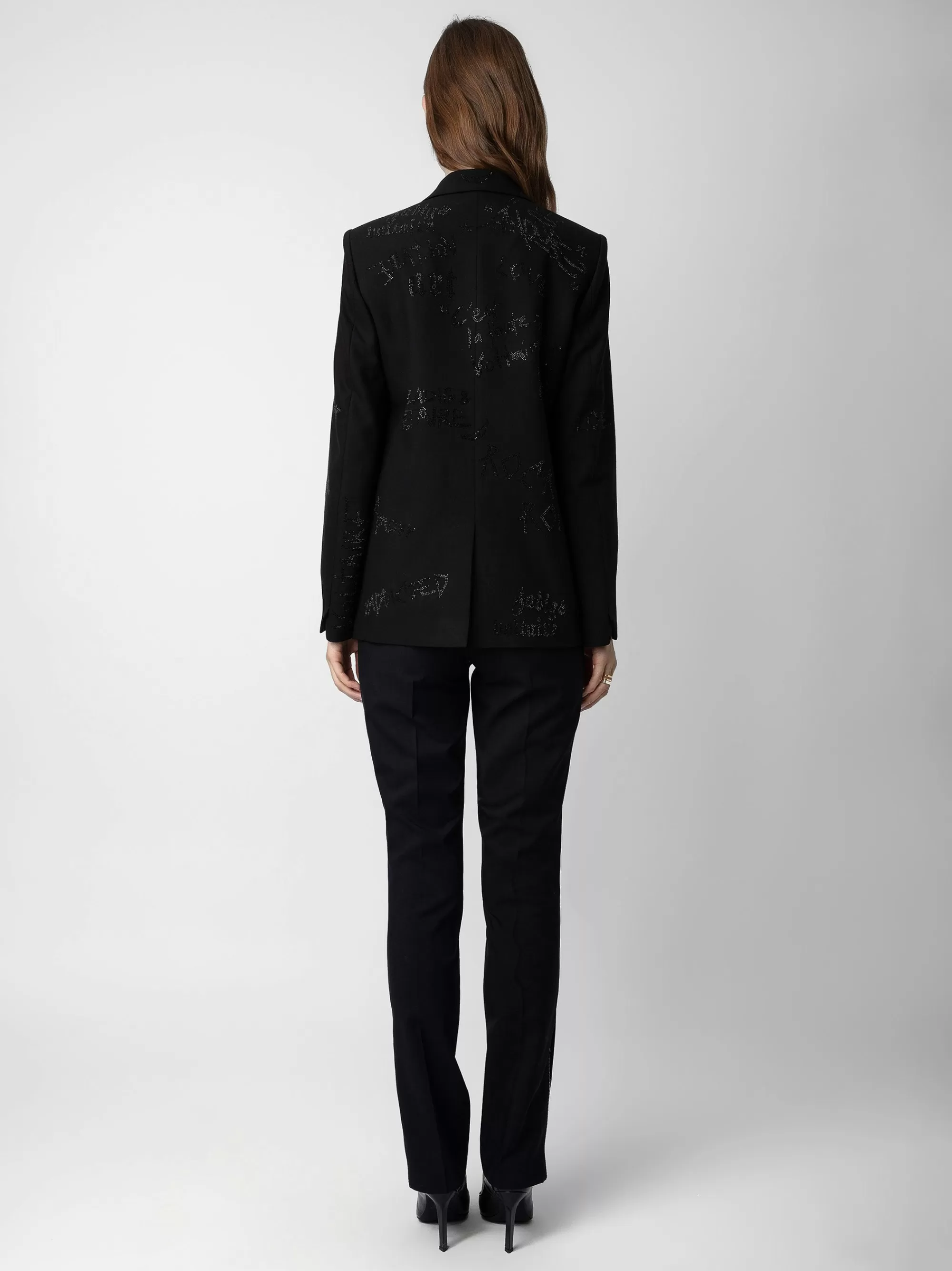 Blazers | Embellishment | Zadig&Voltaire Vanille Diamanté Blazer Black