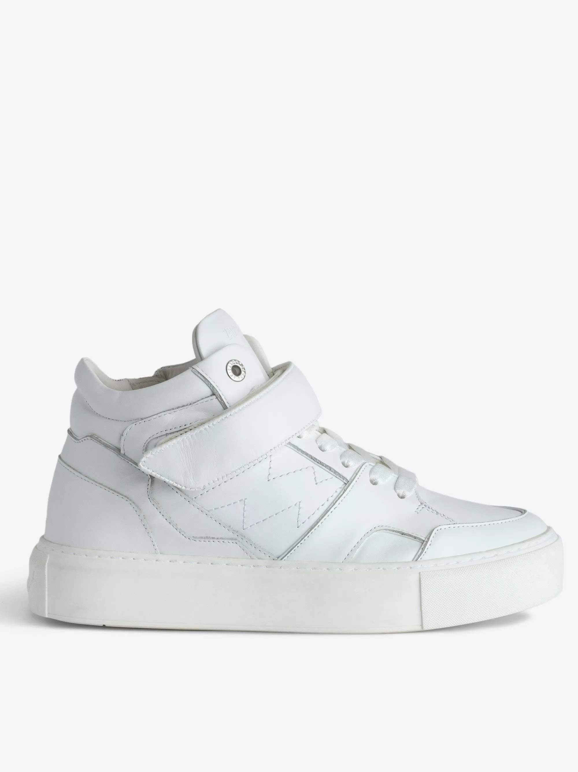 Sneakers | Sneakers | Zadig&Voltaire ZV1747 Flash Chunky Mid-Top Sneakers White