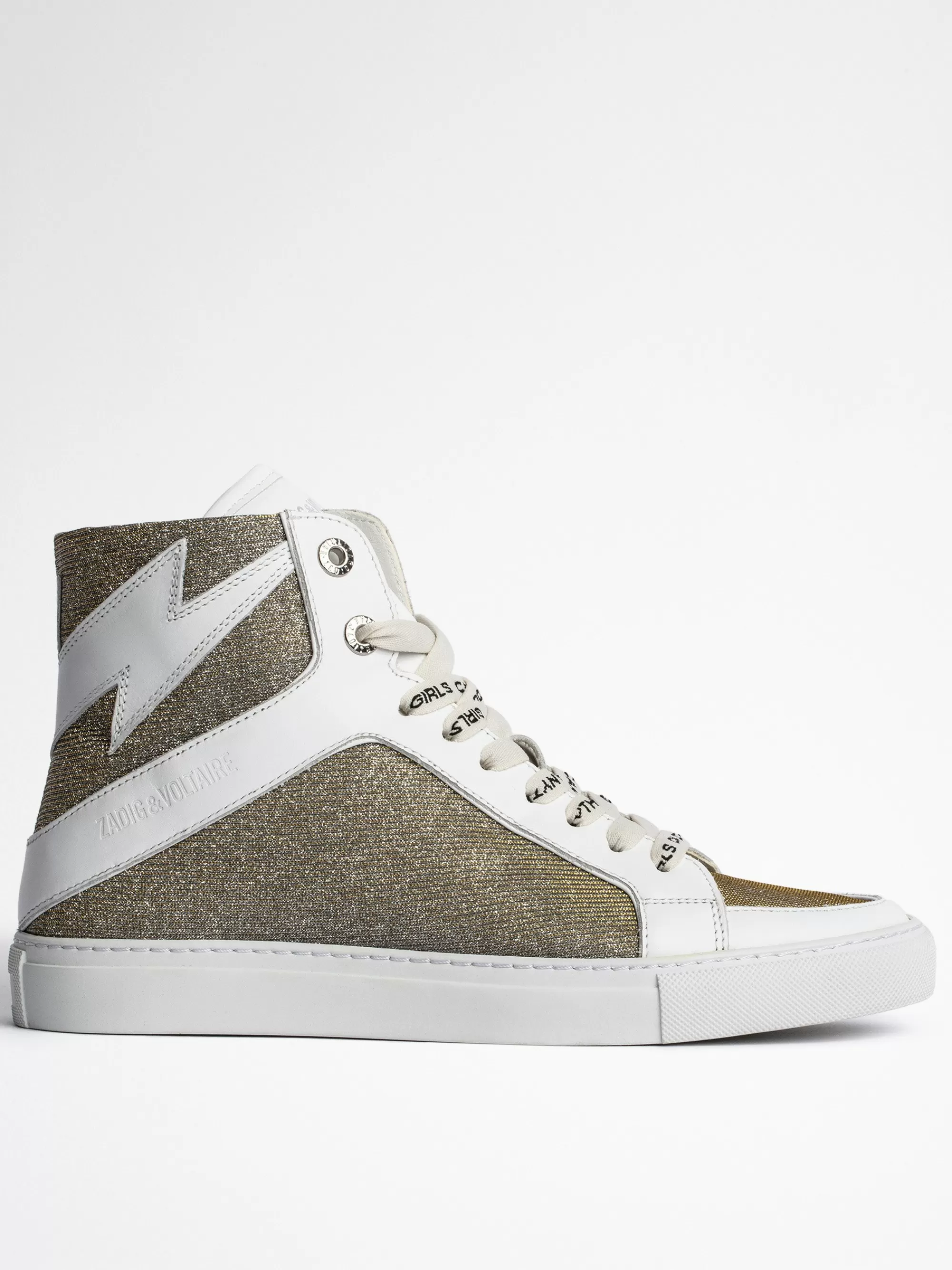 Sneakers | Sneakers | Zadig&Voltaire ZV1747 High Flash Sneakers Silver