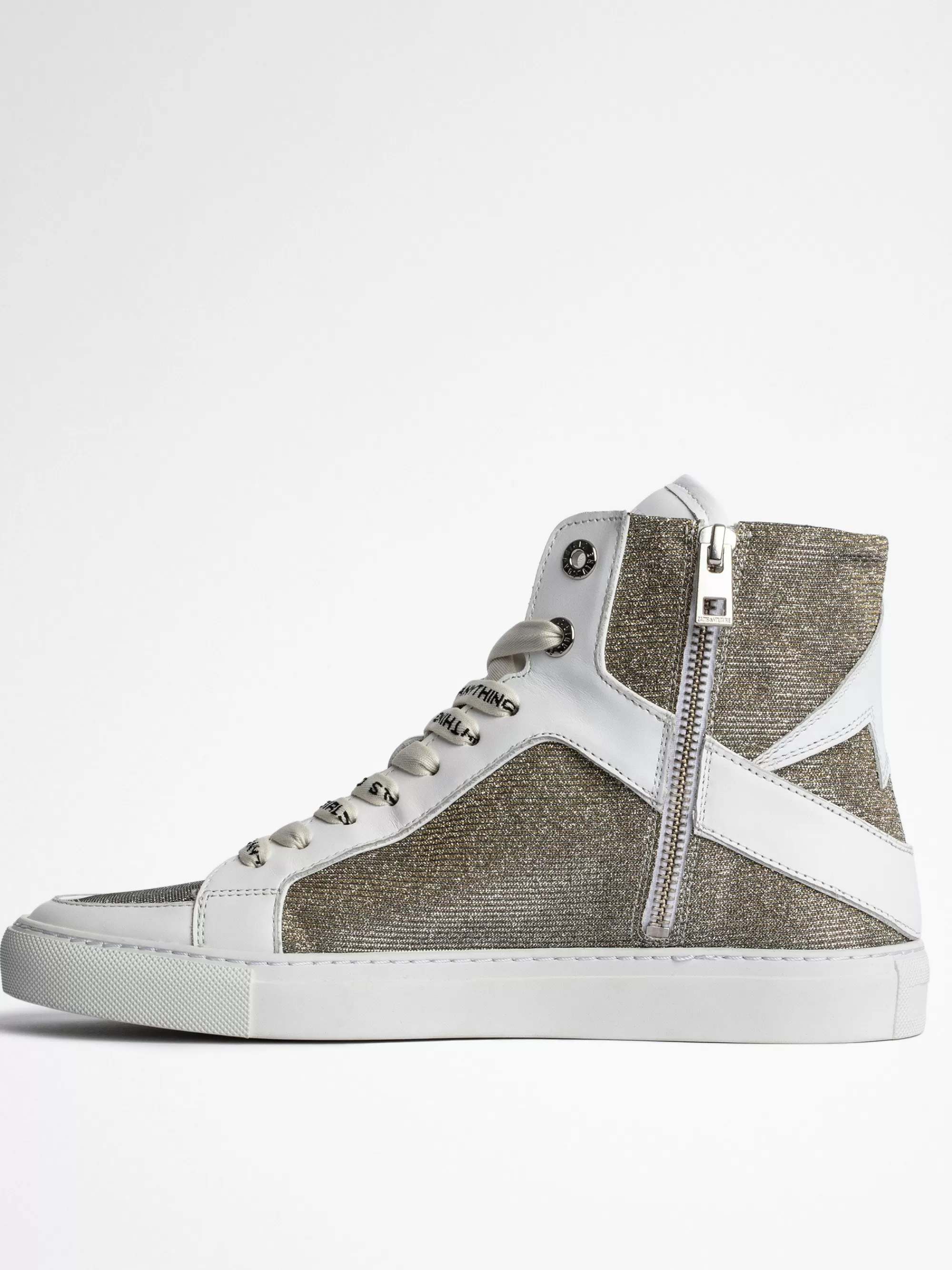 Sneakers | Sneakers | Zadig&Voltaire ZV1747 High Flash Sneakers Silver