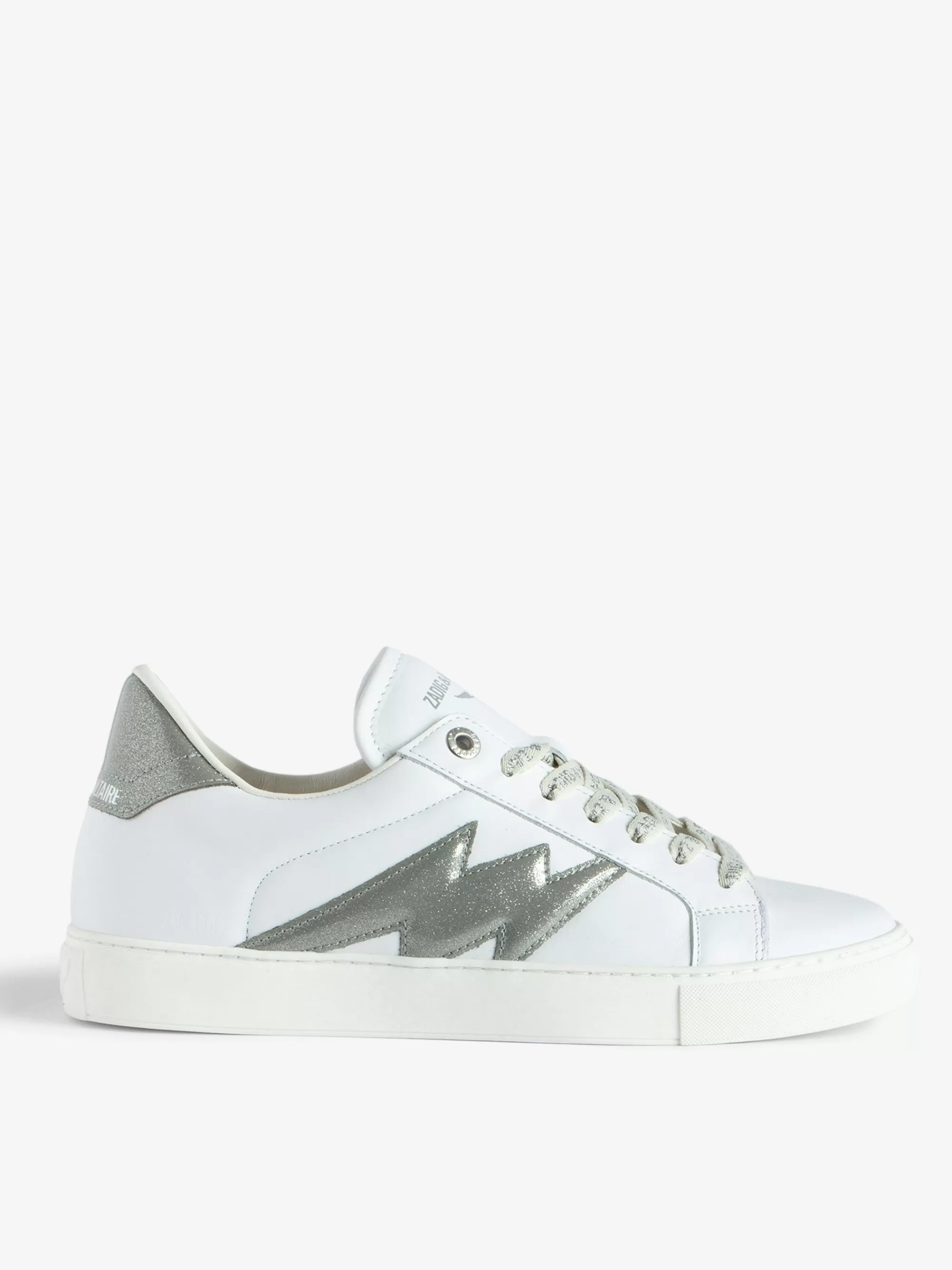 Sneakers | Sneakers | Zadig&Voltaire ZV1747 La Flash Low-Top Sneakers Silver