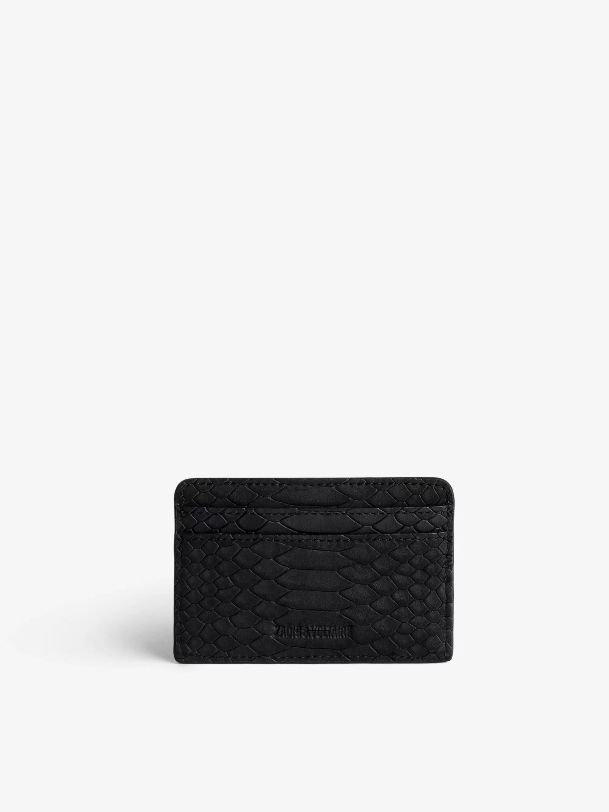 Wallets & Leather Goods | Wallets & Purses | Zadig&Voltaire ZV Soft Savage Pass Card Case Black